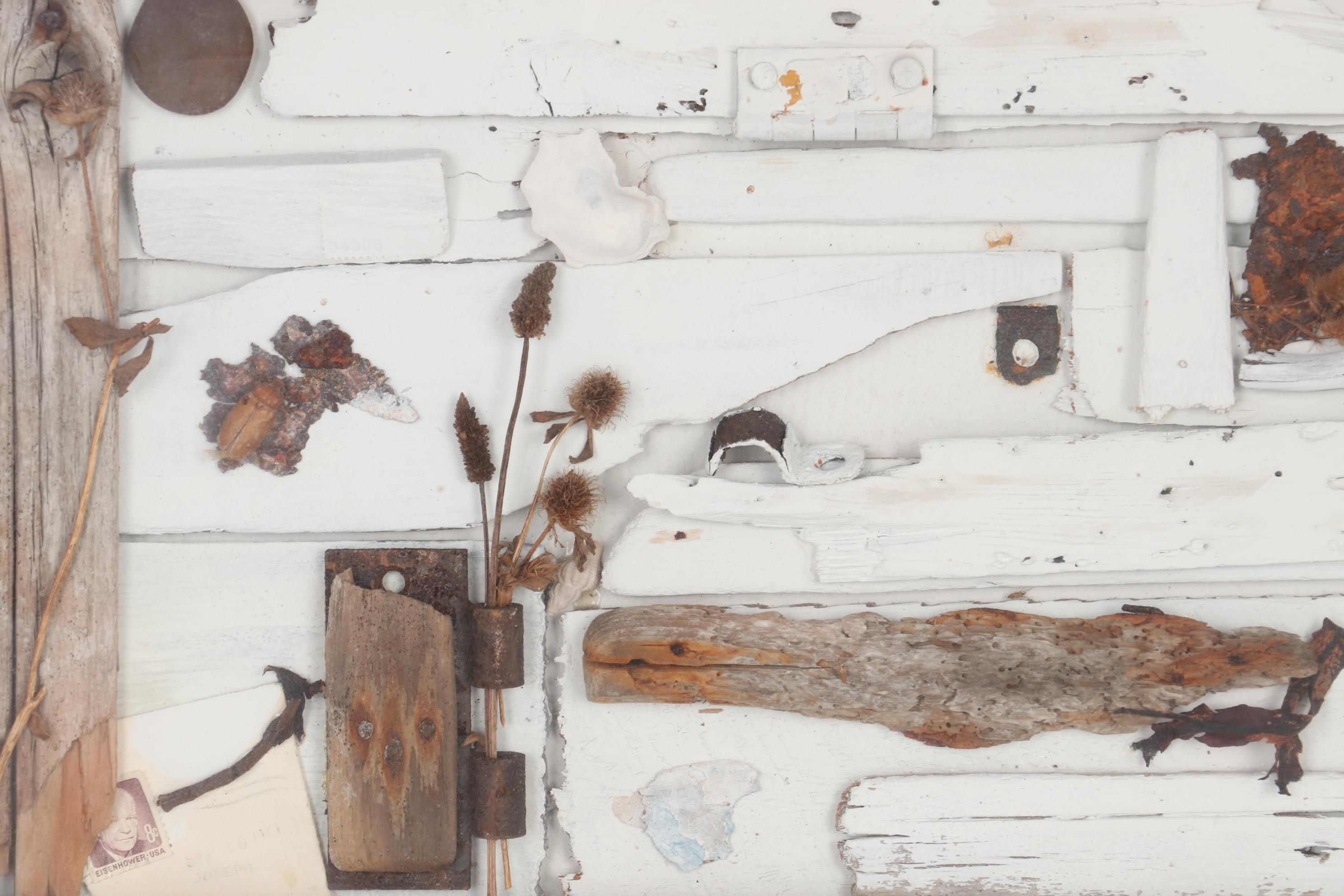 Joseph Zinker Mixed Media Gestalt Assemblage "Wellfleet Memories," 1973