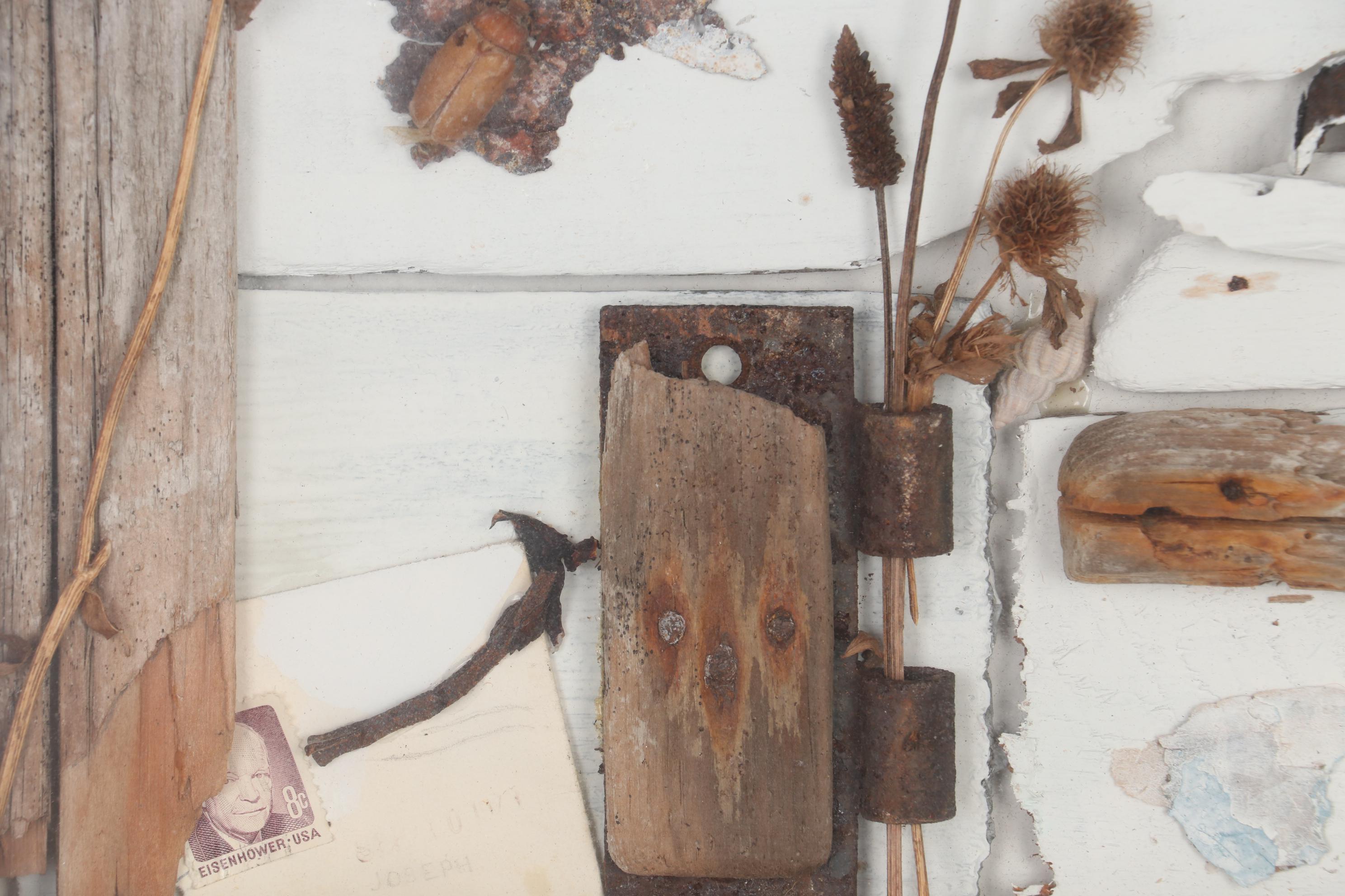 Joseph Zinker Mixed Media Gestalt Assemblage "Wellfleet Memories," 1973