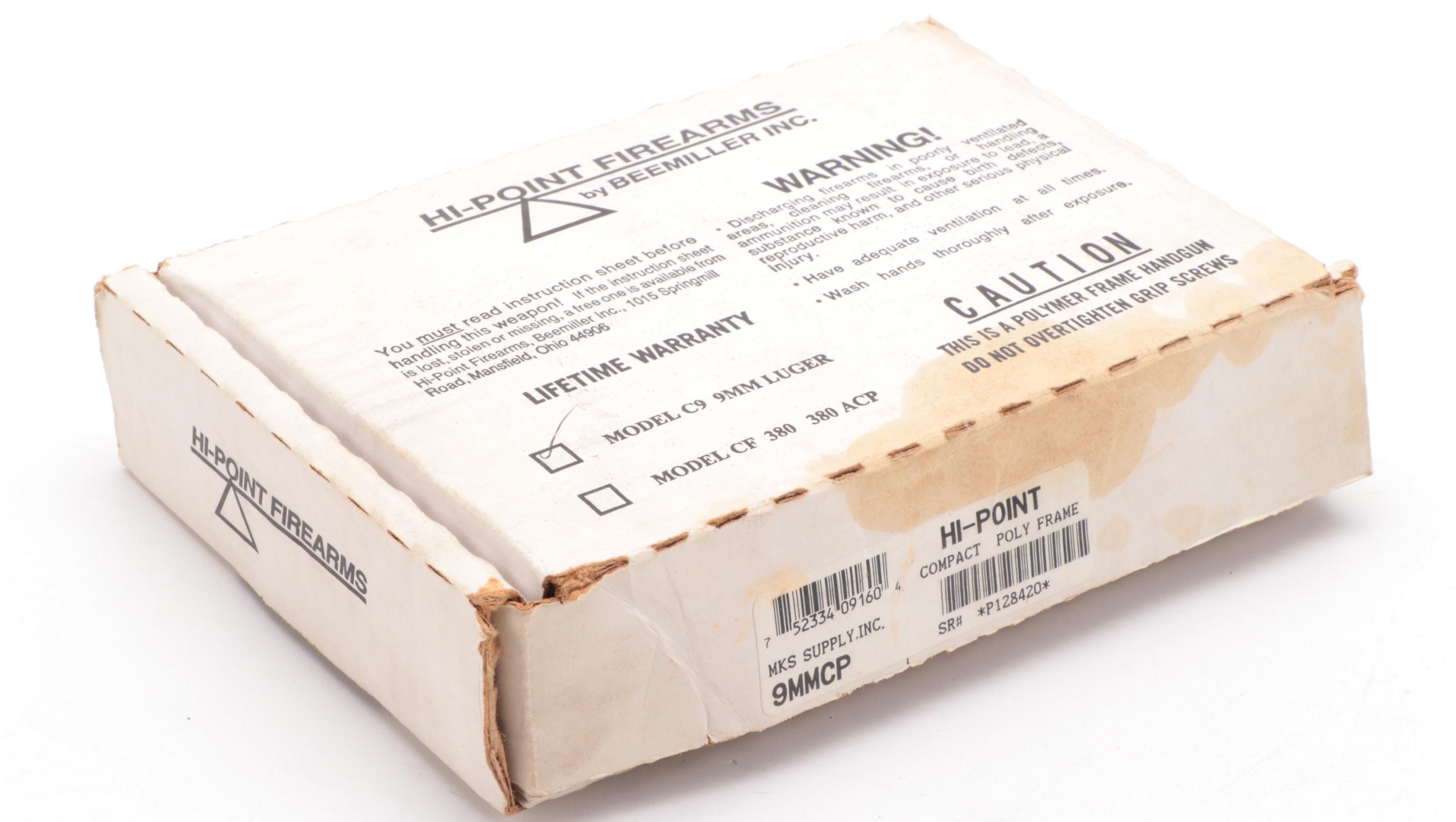 Hi-Point 9mm Semi-Auto Pistol