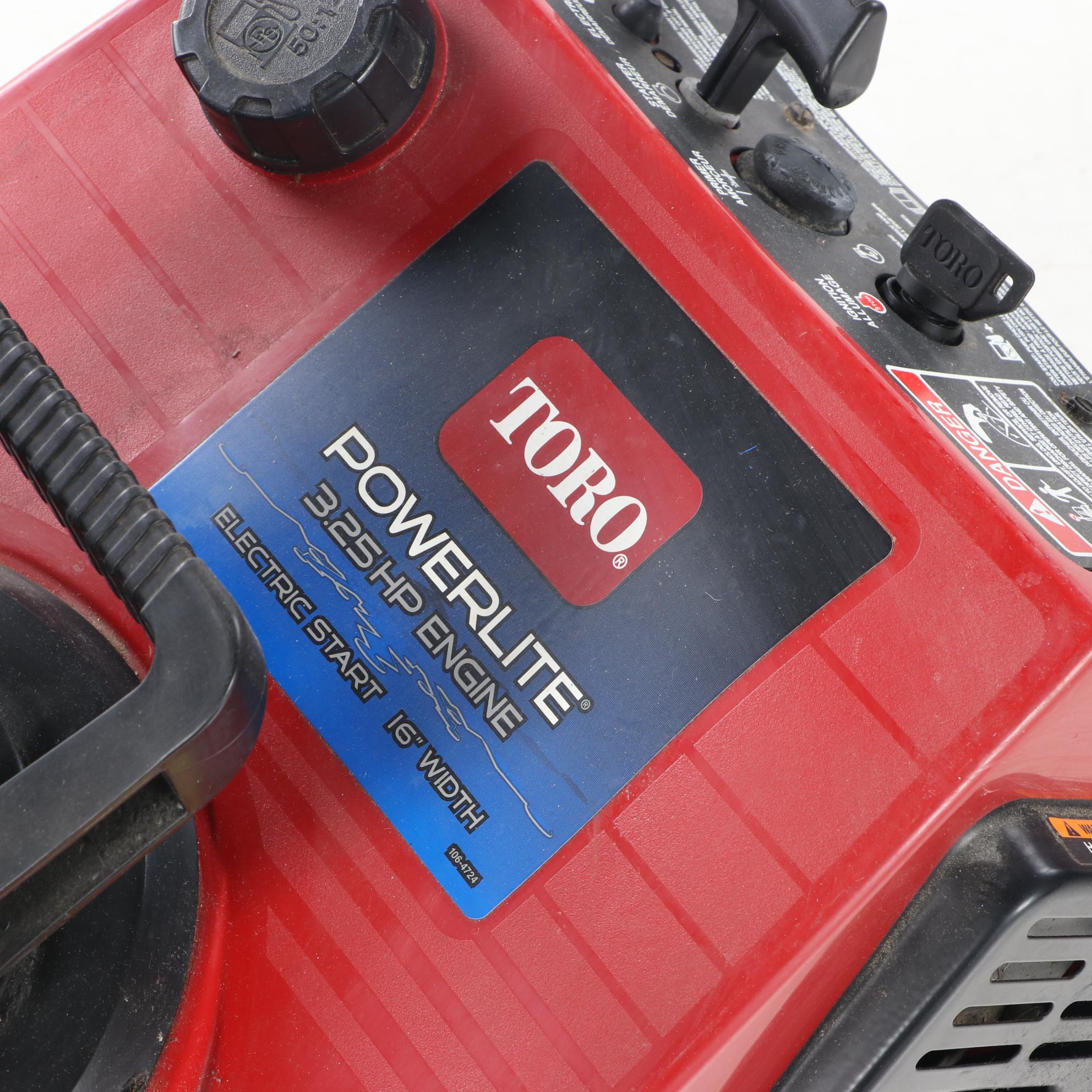 Toro "Powerlite" 3.25 HP Electric Start Snow Blower