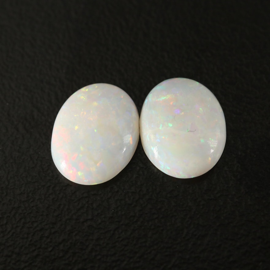 Loose 3.01 CTW Matched Pair Opals