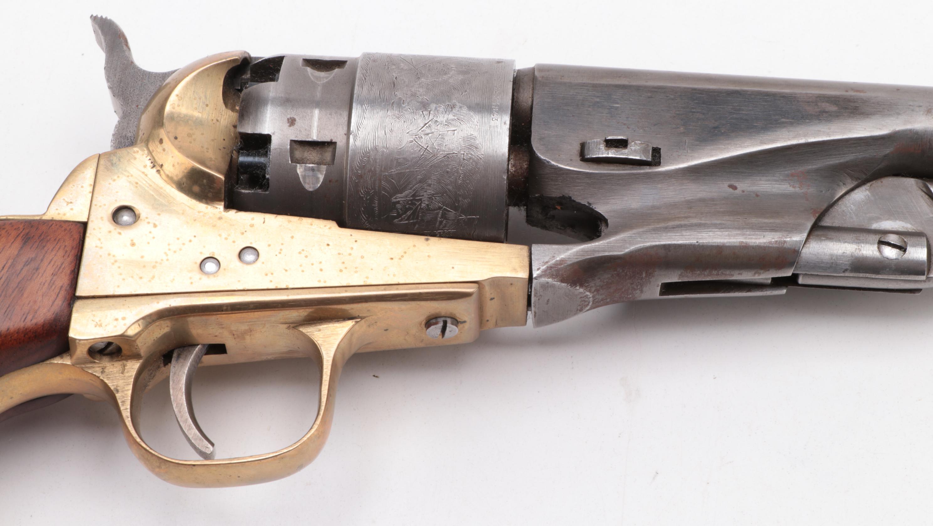 Contemporary Colt 1850 Navy Replica Blackpowder Pistol