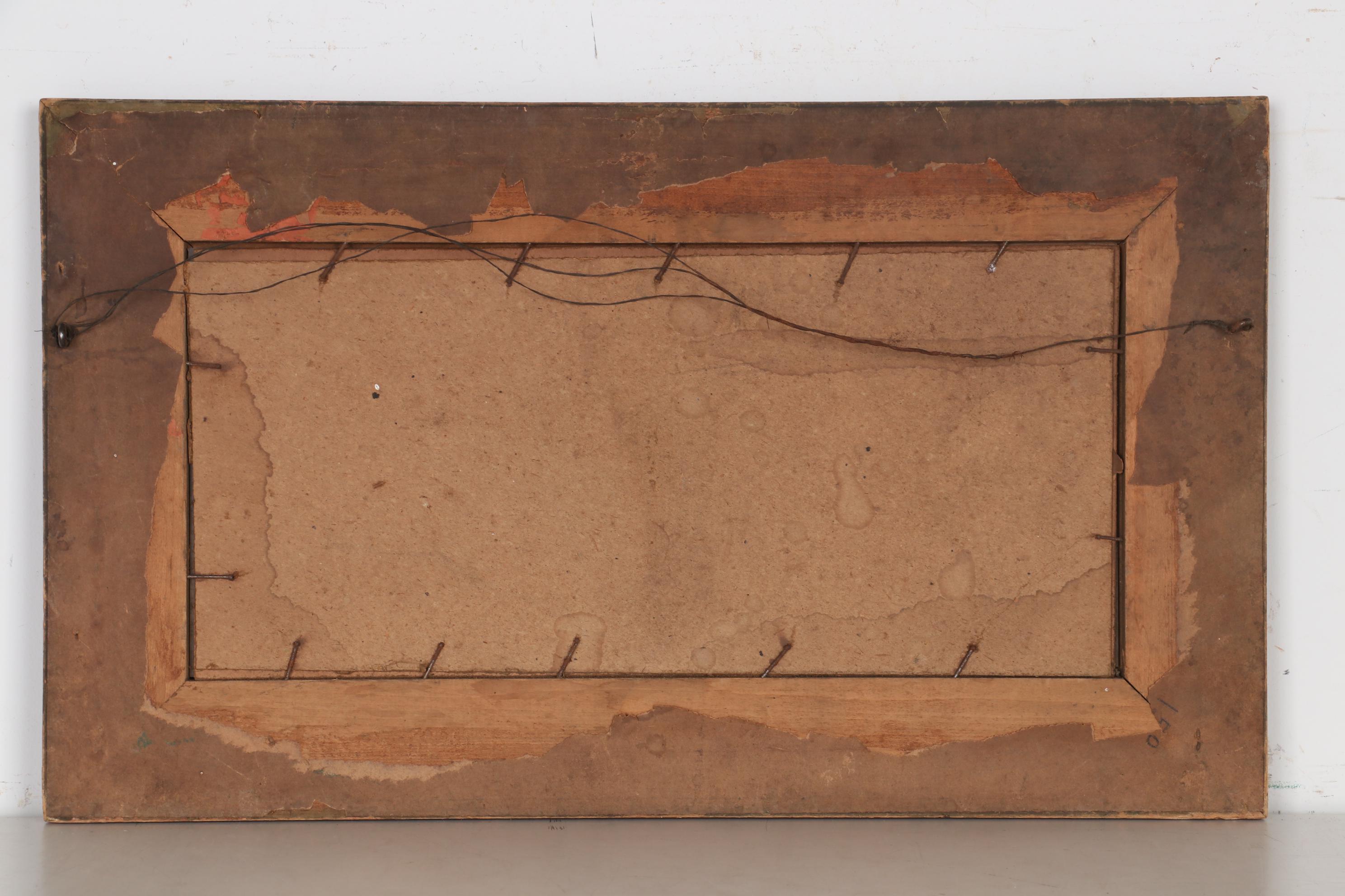 F.D. Ward Gouache Painting of Waterfront House, Early 20th Century