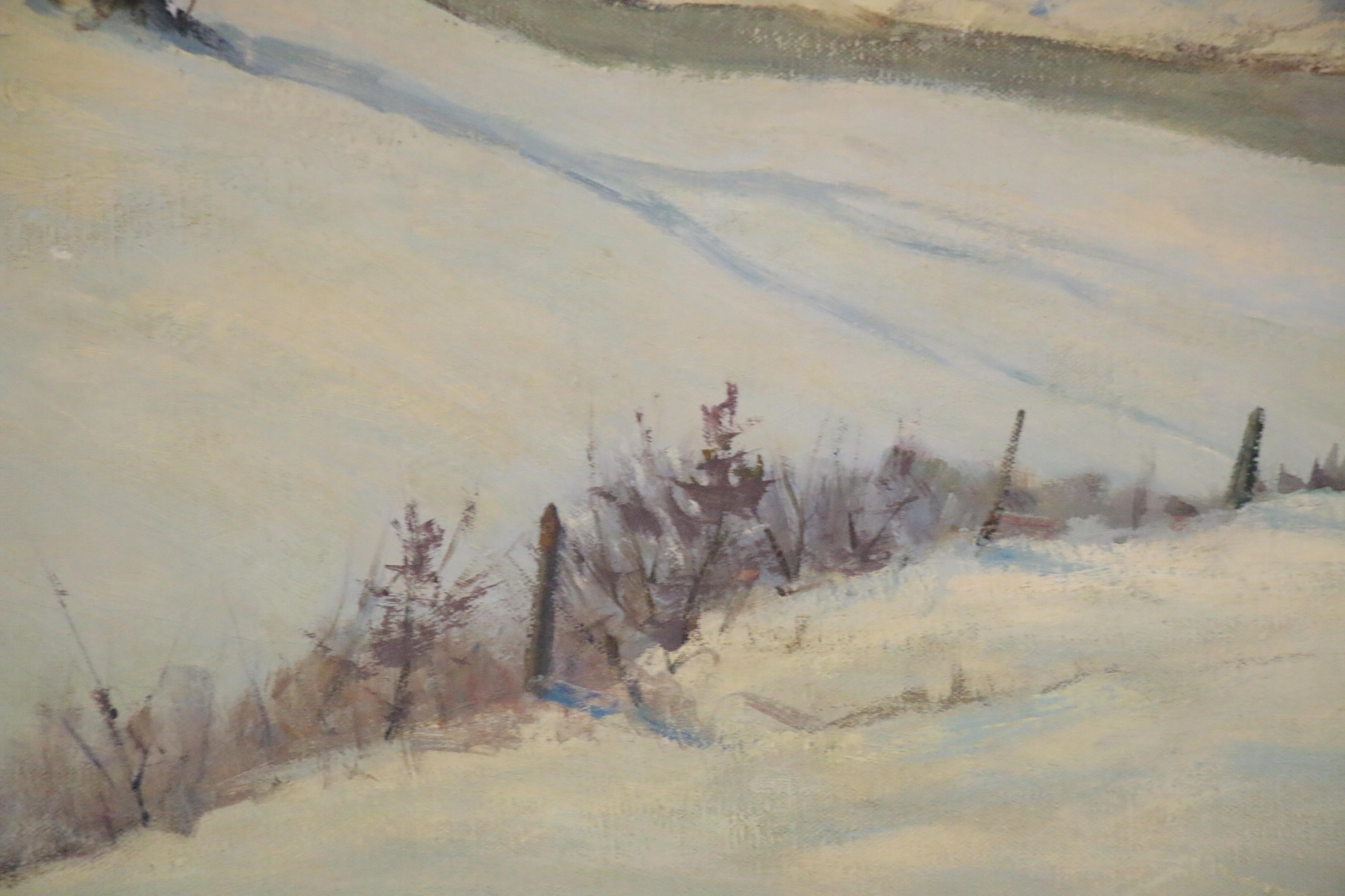 Alice Weed Winter Landscape Oil Painting