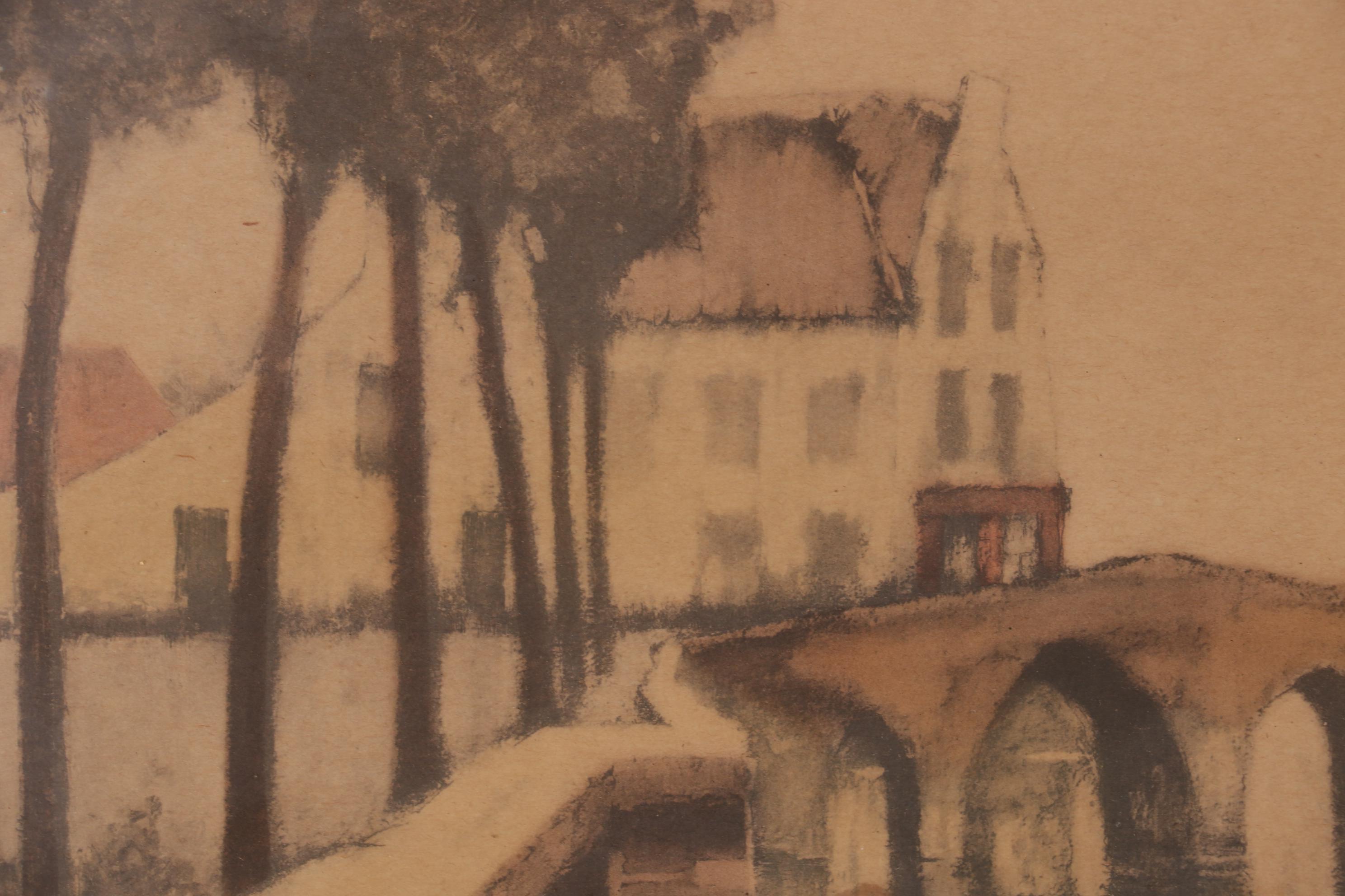 Lithographs after Julien van Santen and Alfred van Nesten of European Canals