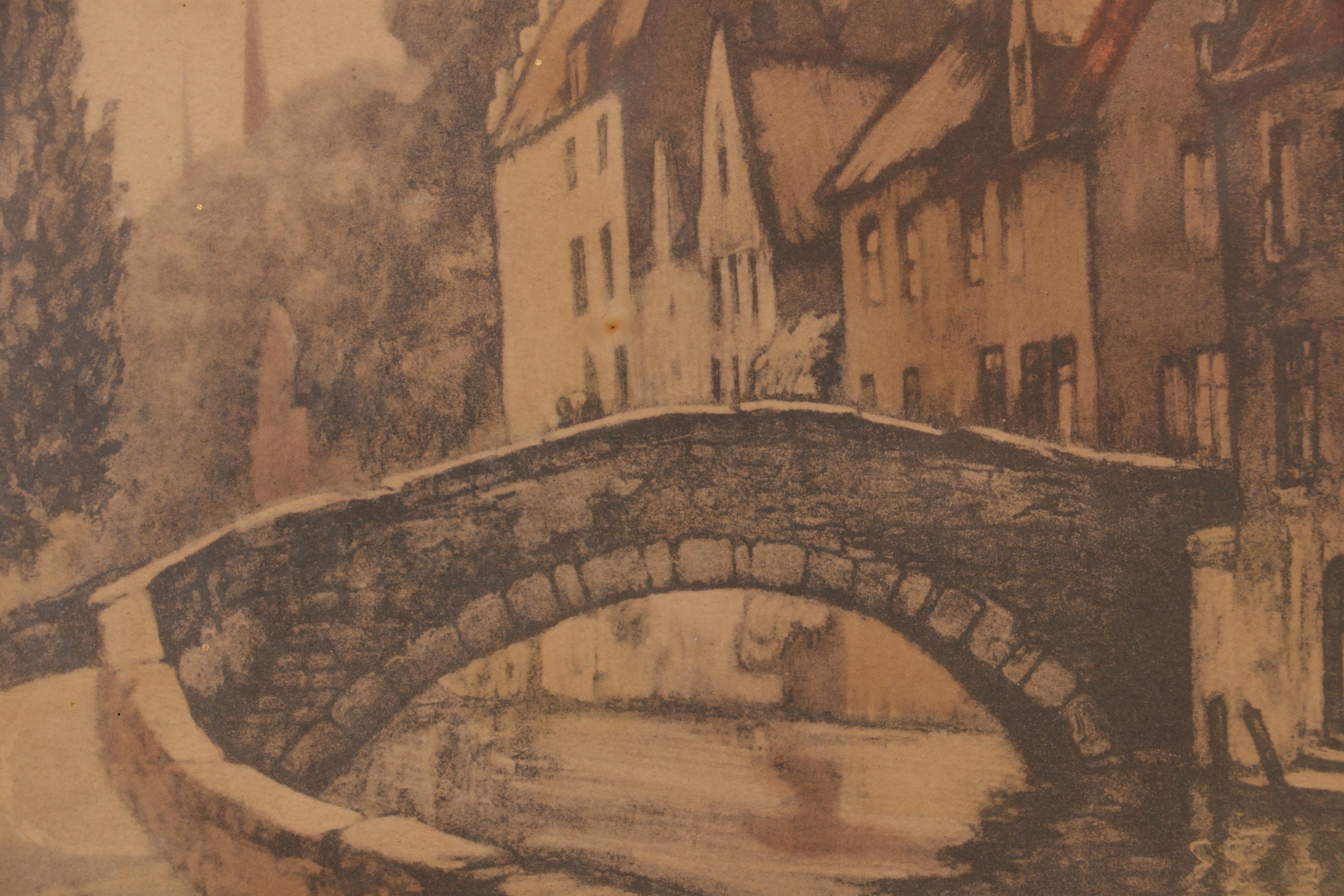 Lithographs after Julien van Santen and Alfred van Nesten of European Canals