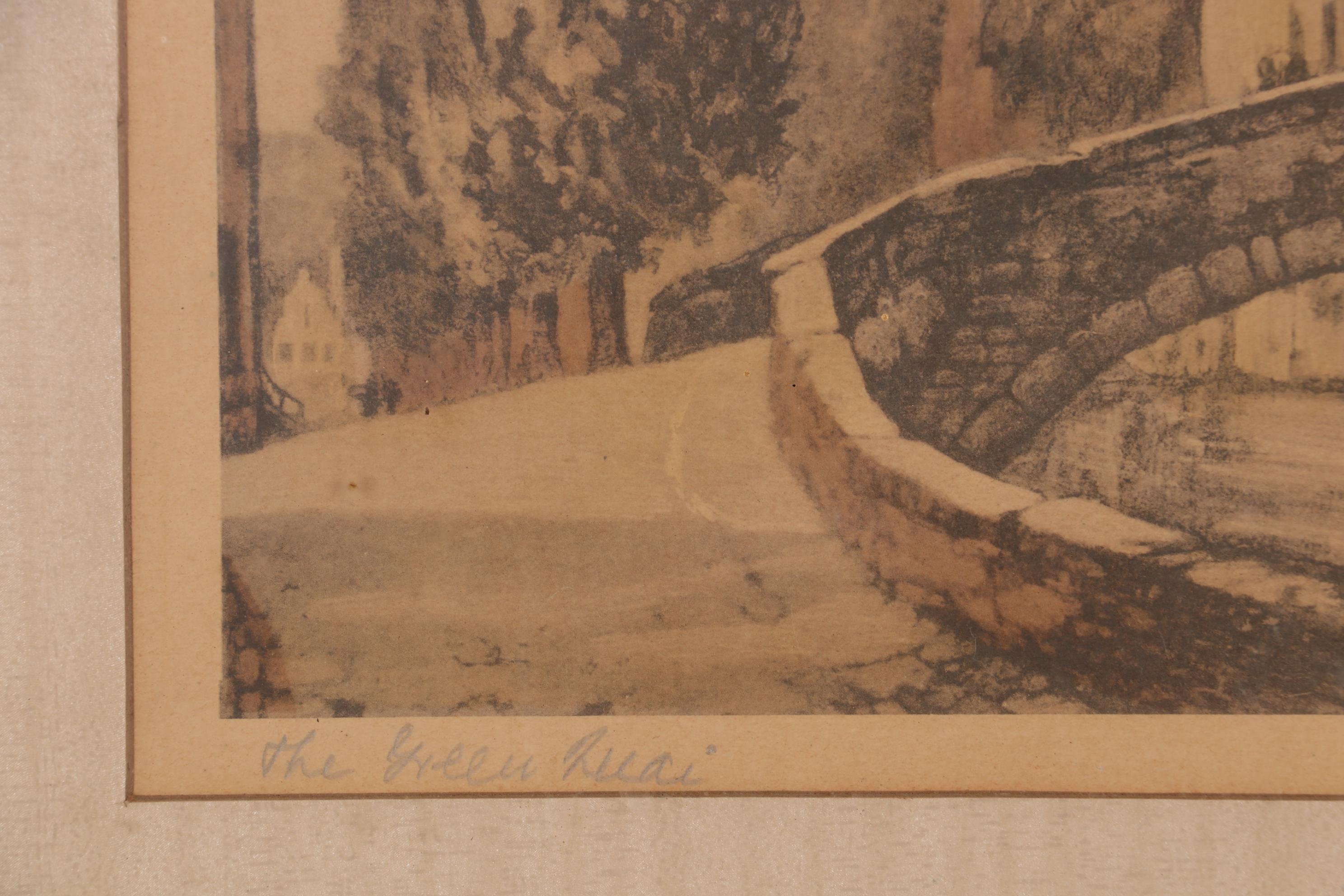 Lithographs after Julien van Santen and Alfred van Nesten of European Canals