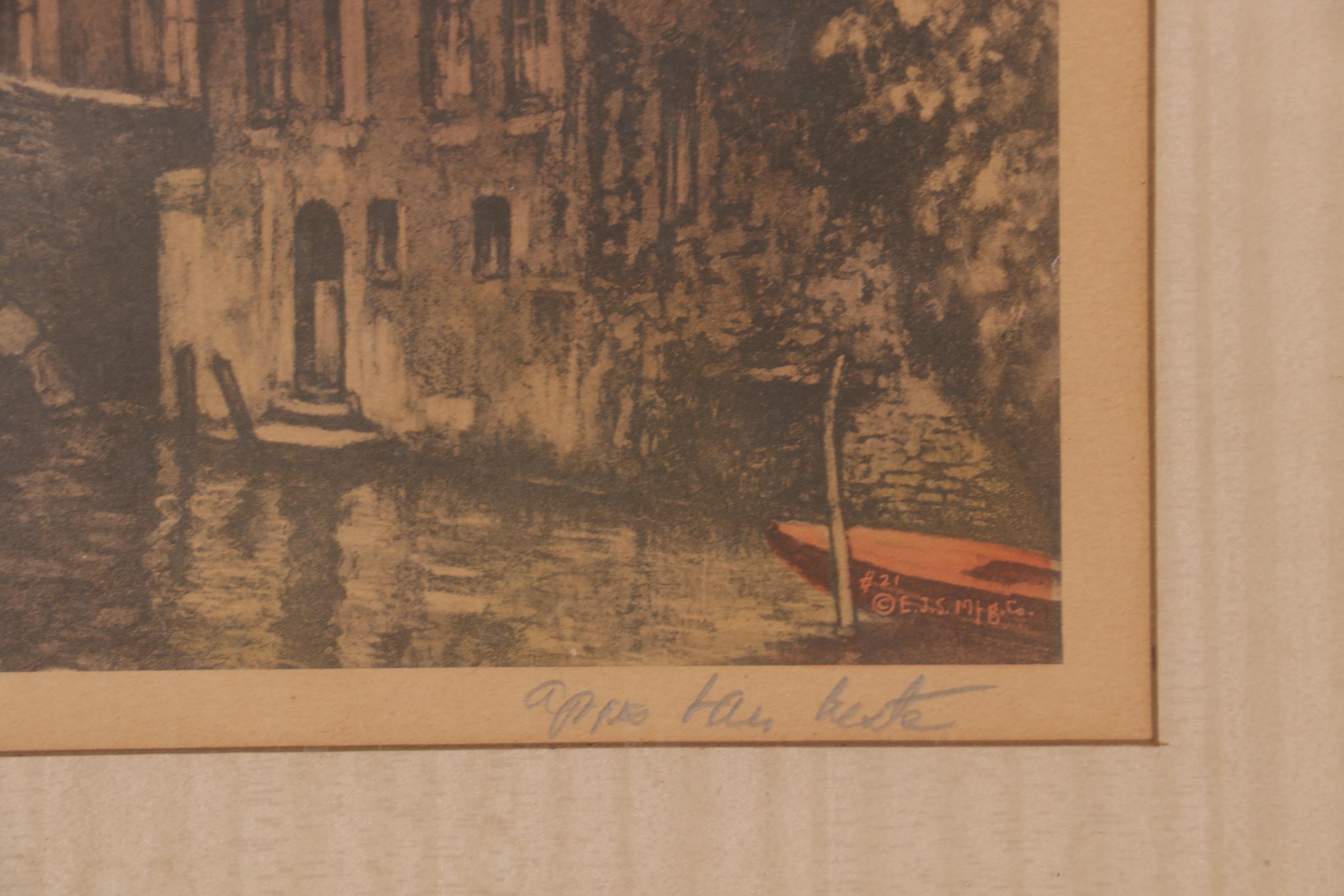 Lithographs after Julien van Santen and Alfred van Nesten of European Canals