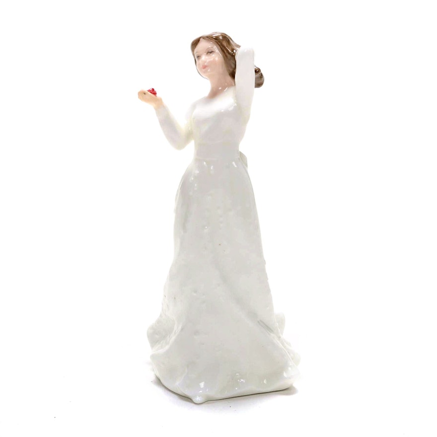 A. Maslonkowski for Royal Doulton "With Love" Porcelain Figurine, 1992