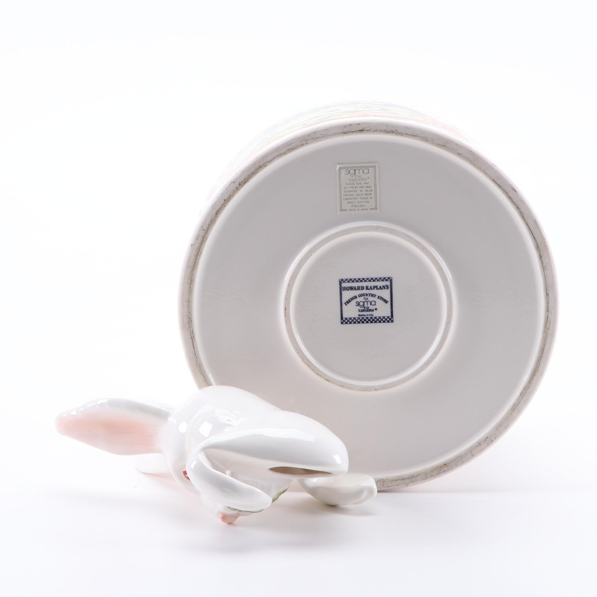 Restoration Hardware Boxwood Topiaries, Beverage Tub and Other Décor