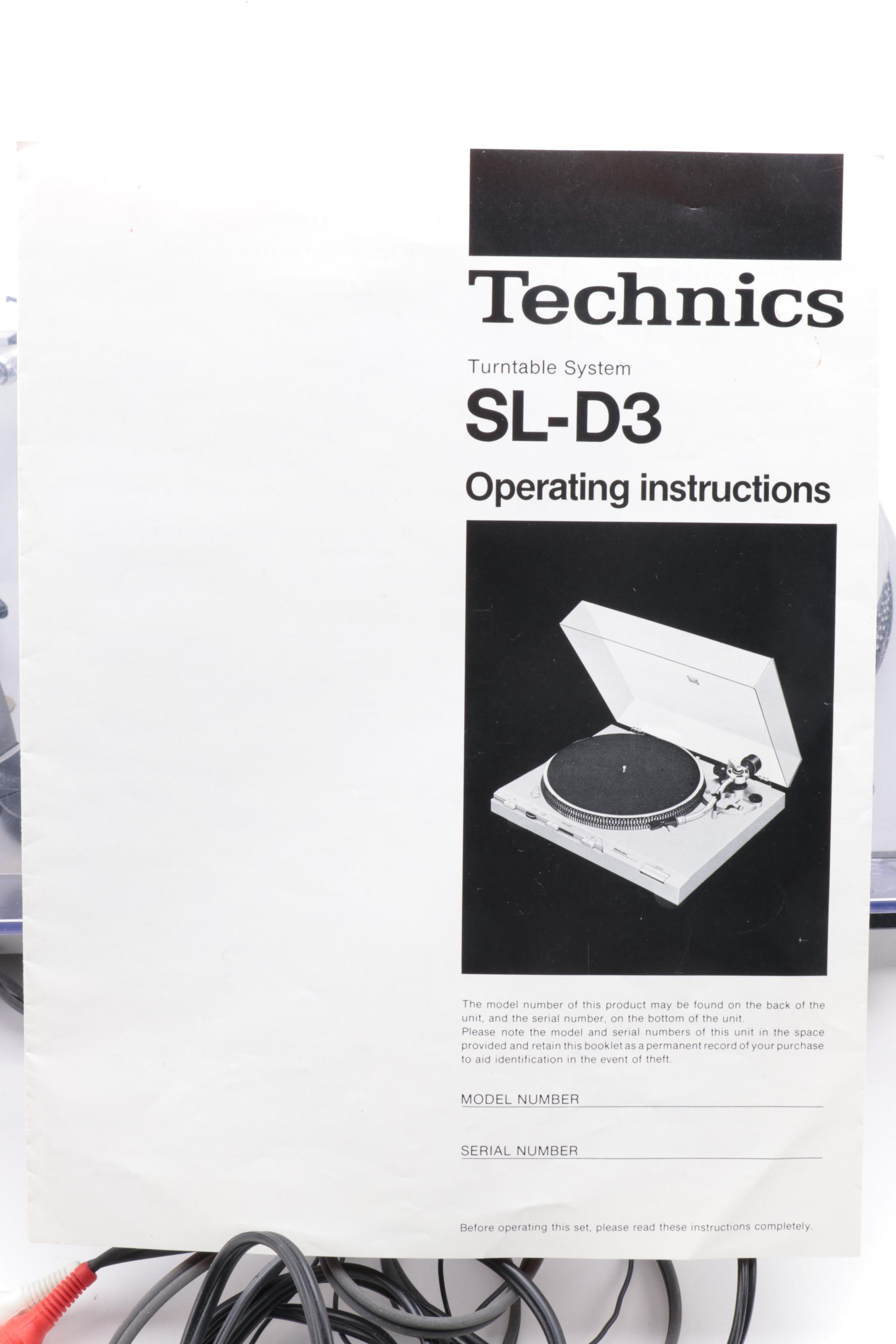 Technics SL-D3 Turntable System with Empire LTD 400 Phono Cartridge