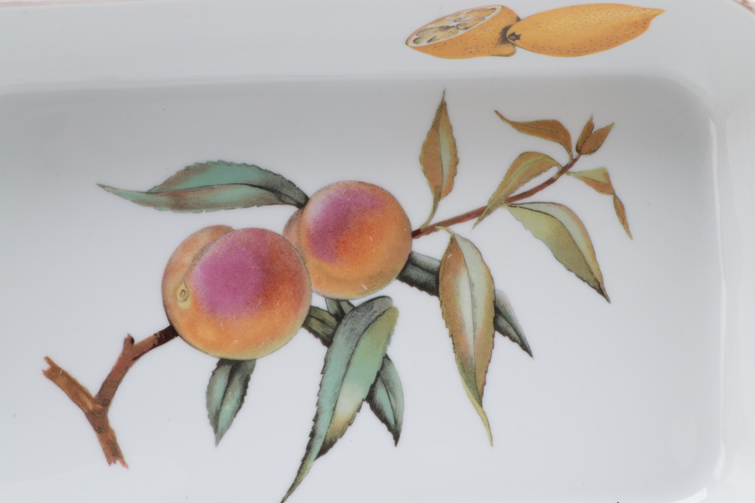 Royal Worcester "Evesham Gold" Porcelain Serveware and Bakeware