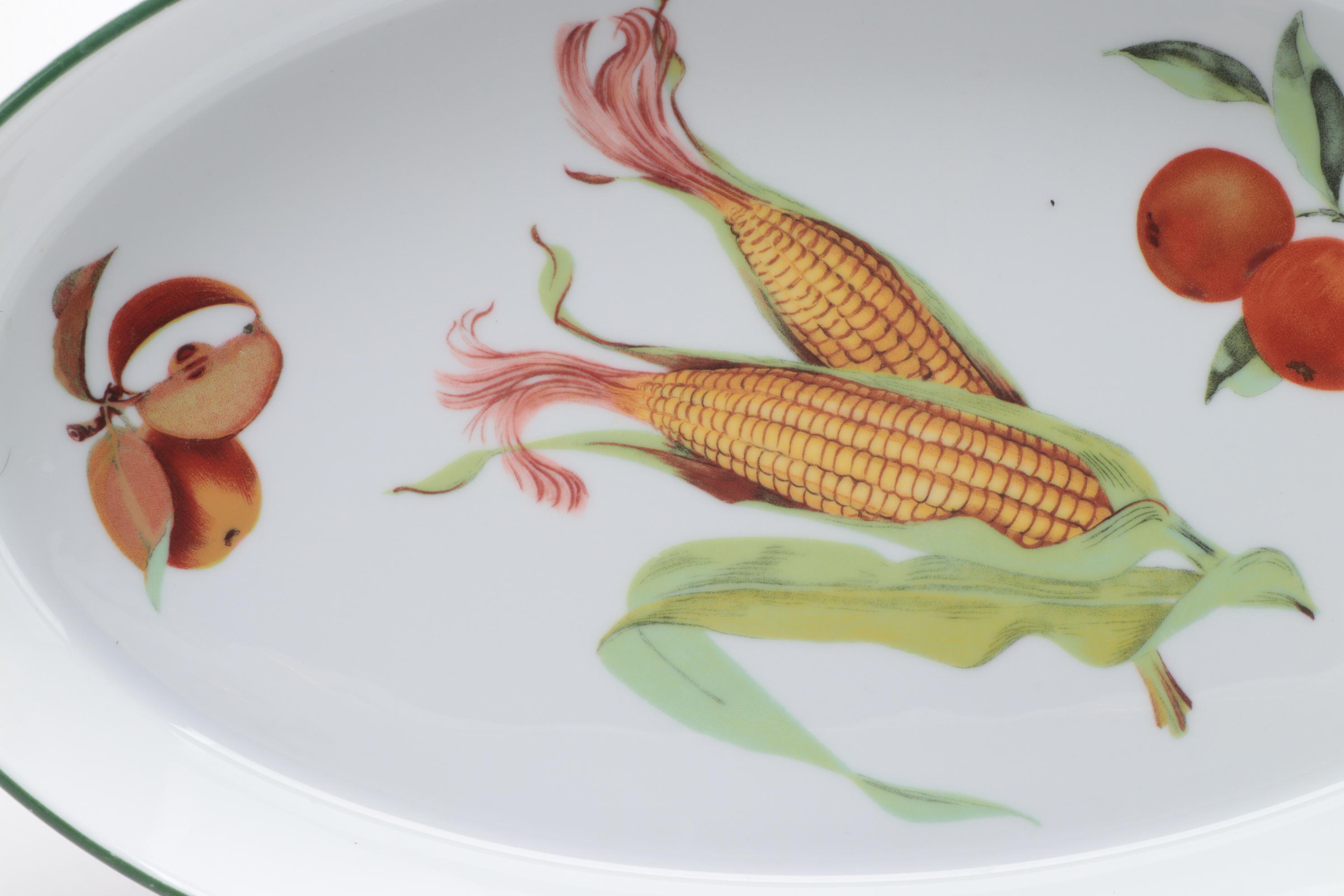 Royal Worcester "Evesham Gold" Porcelain Serveware and Bakeware