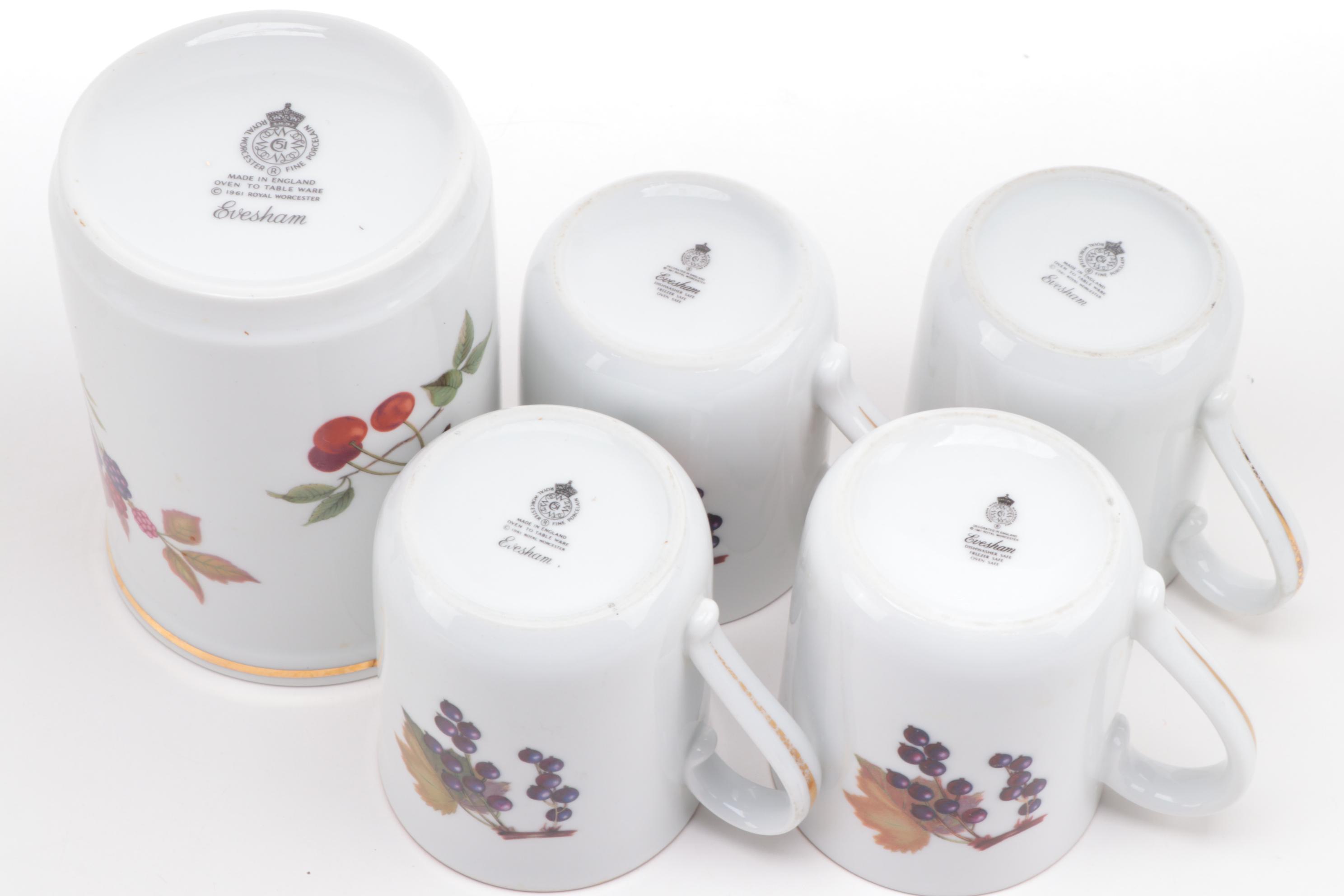 Royal Worcester "Evesham Gold" Porcelain Serveware and Bakeware