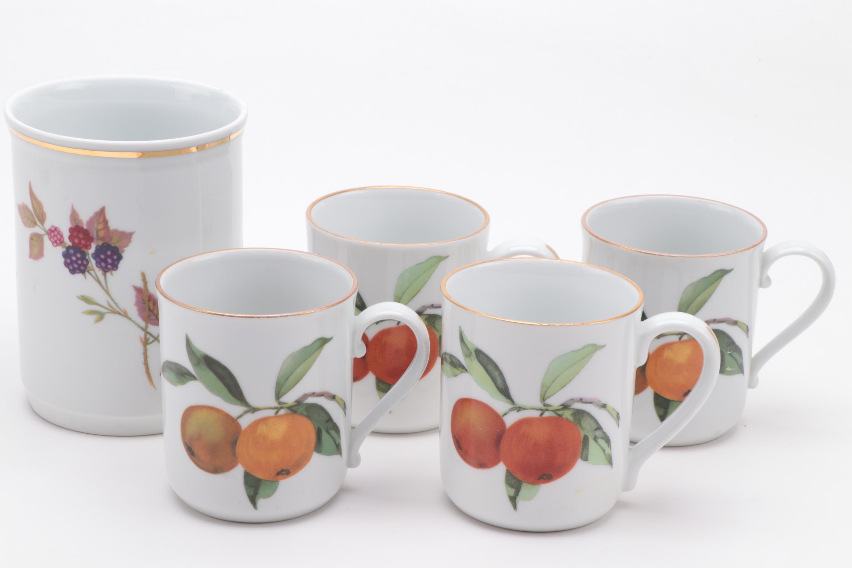 Royal Worcester "Evesham Gold" Porcelain Serveware and Bakeware