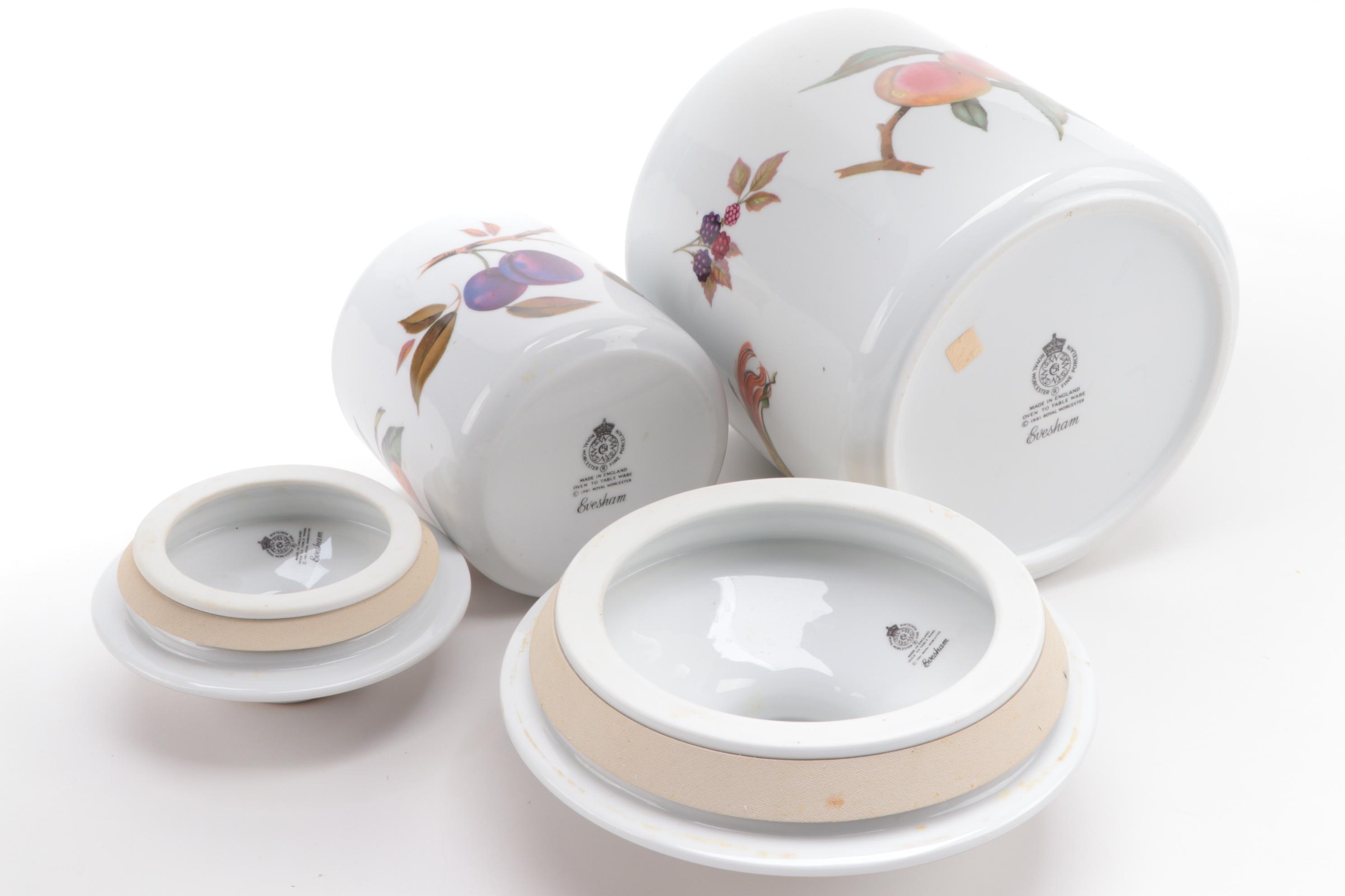 Royal Worcester "Evesham Gold" Porcelain Serveware and Bakeware