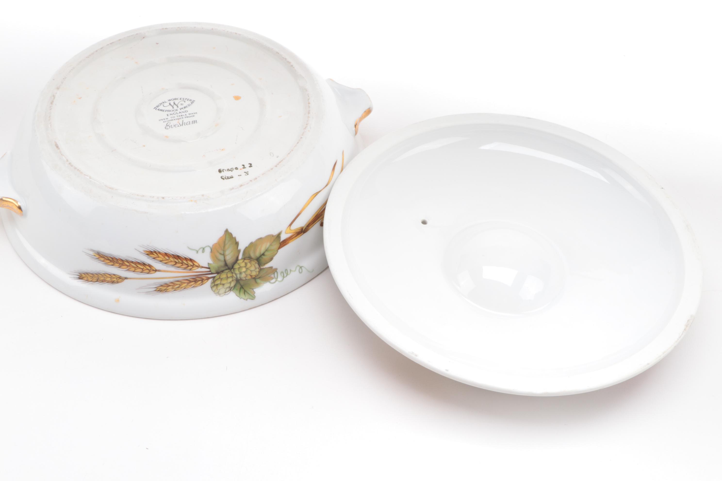 Royal Worcester "Evesham Gold" Porcelain Serveware and Bakeware