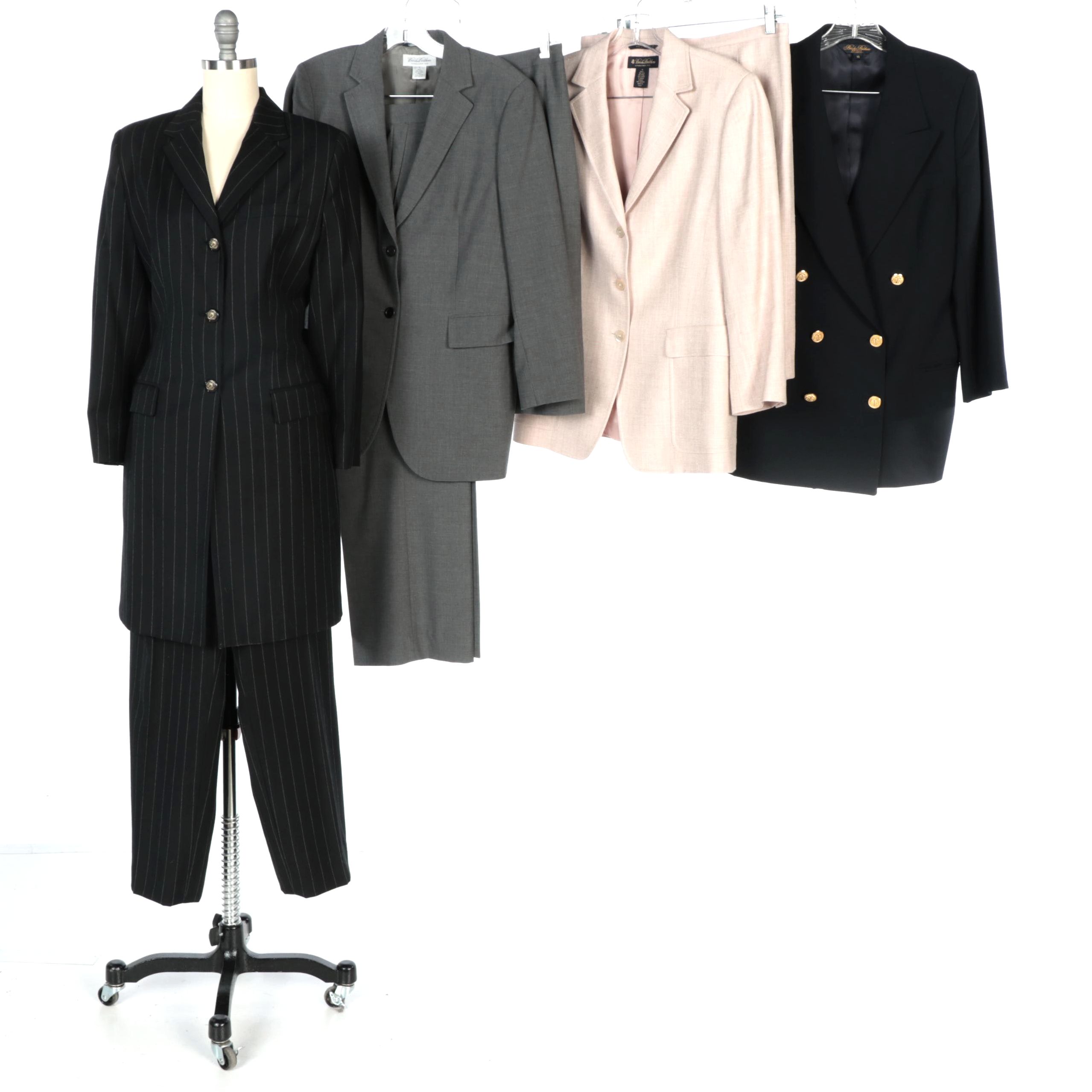 Lauren Ralph Lauren and Brooks Brothers Pantsuits, Skirt Suit, and Blazer