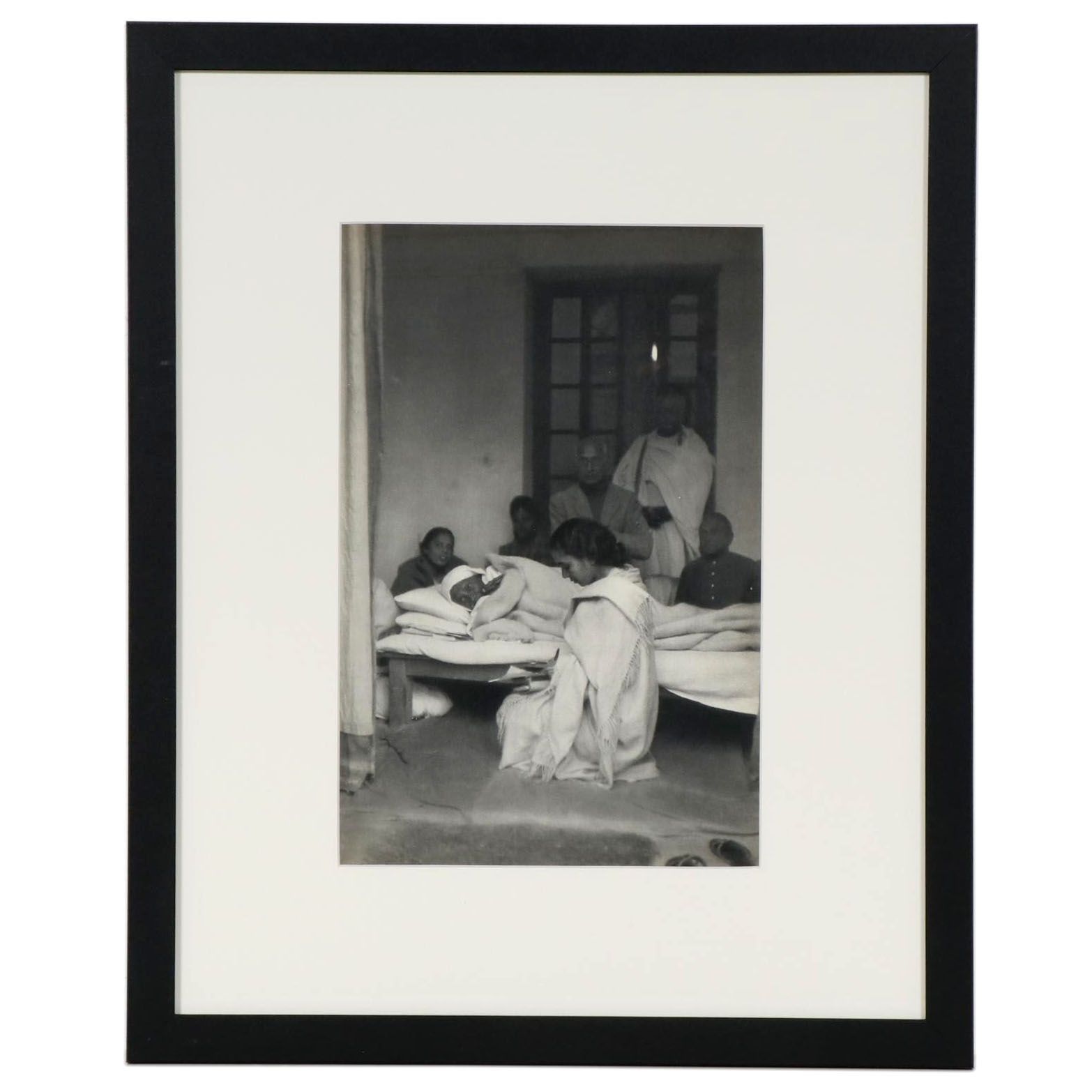 Henri Cartier-Bresson Photogravure "The Last Fast of Gandhi," 1952