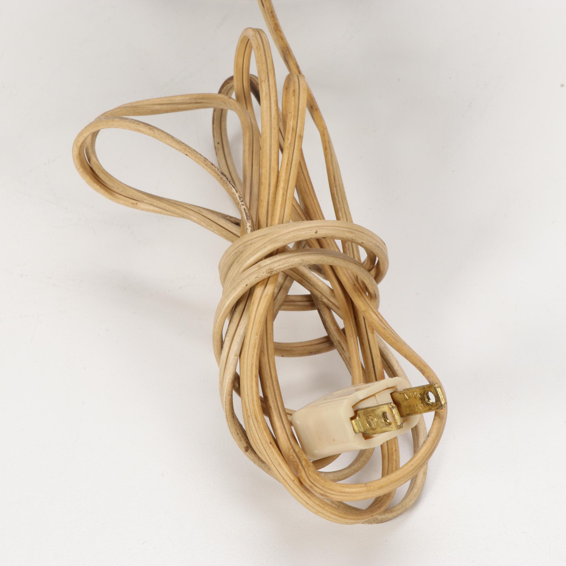 The Mantle Lamp Co. Aladdin Model 6 Converted Lamp, Milk Glass Shade, 1915-1916