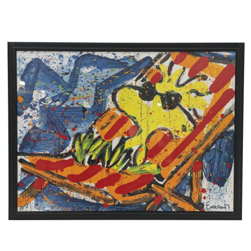 Lithograph after Tom Everhart Lithograph "Paradise (Woodstock)"
