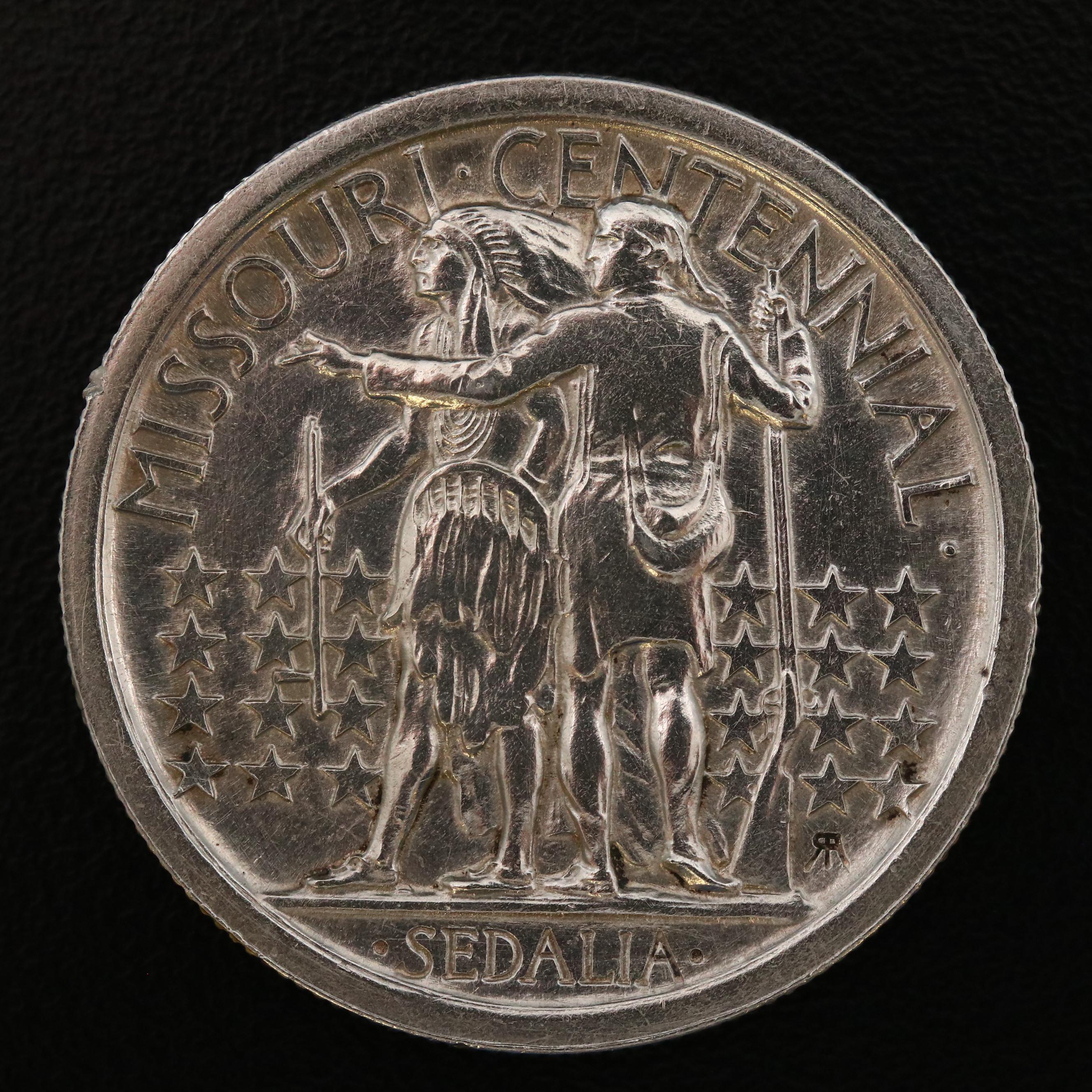 1921 Missouri Centennial Commemorative Silver Half Dollar