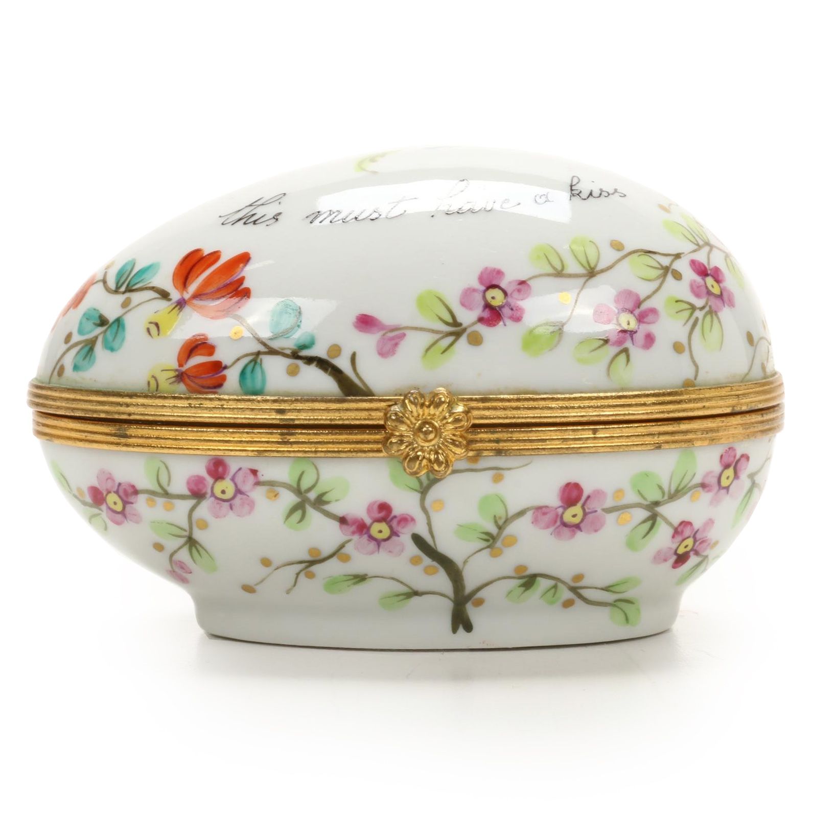 Le Tallec for Tiffany & Co. Hand-Painted Egg Form Limoges Box