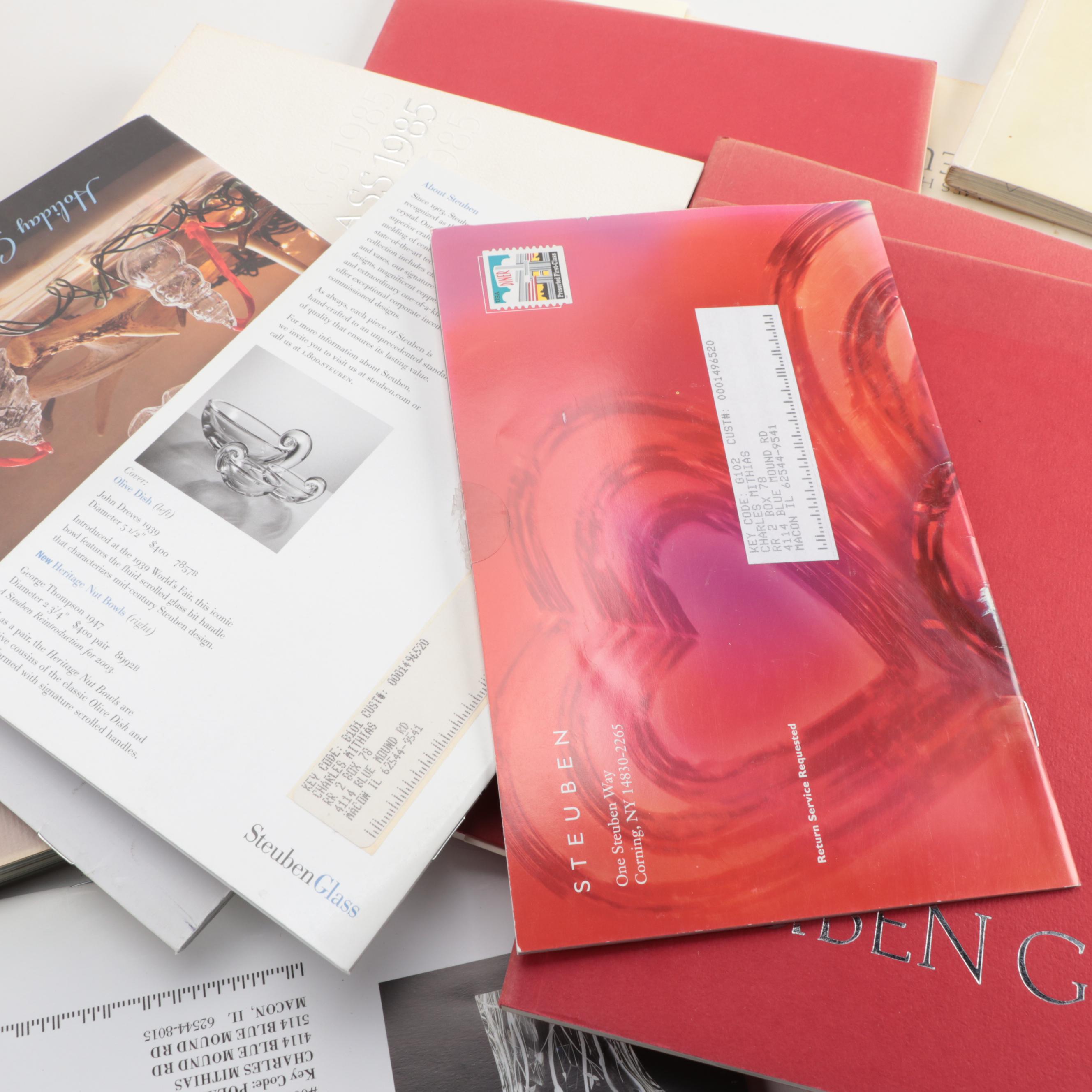 Steuben Art Glass Catalogs and Brochures