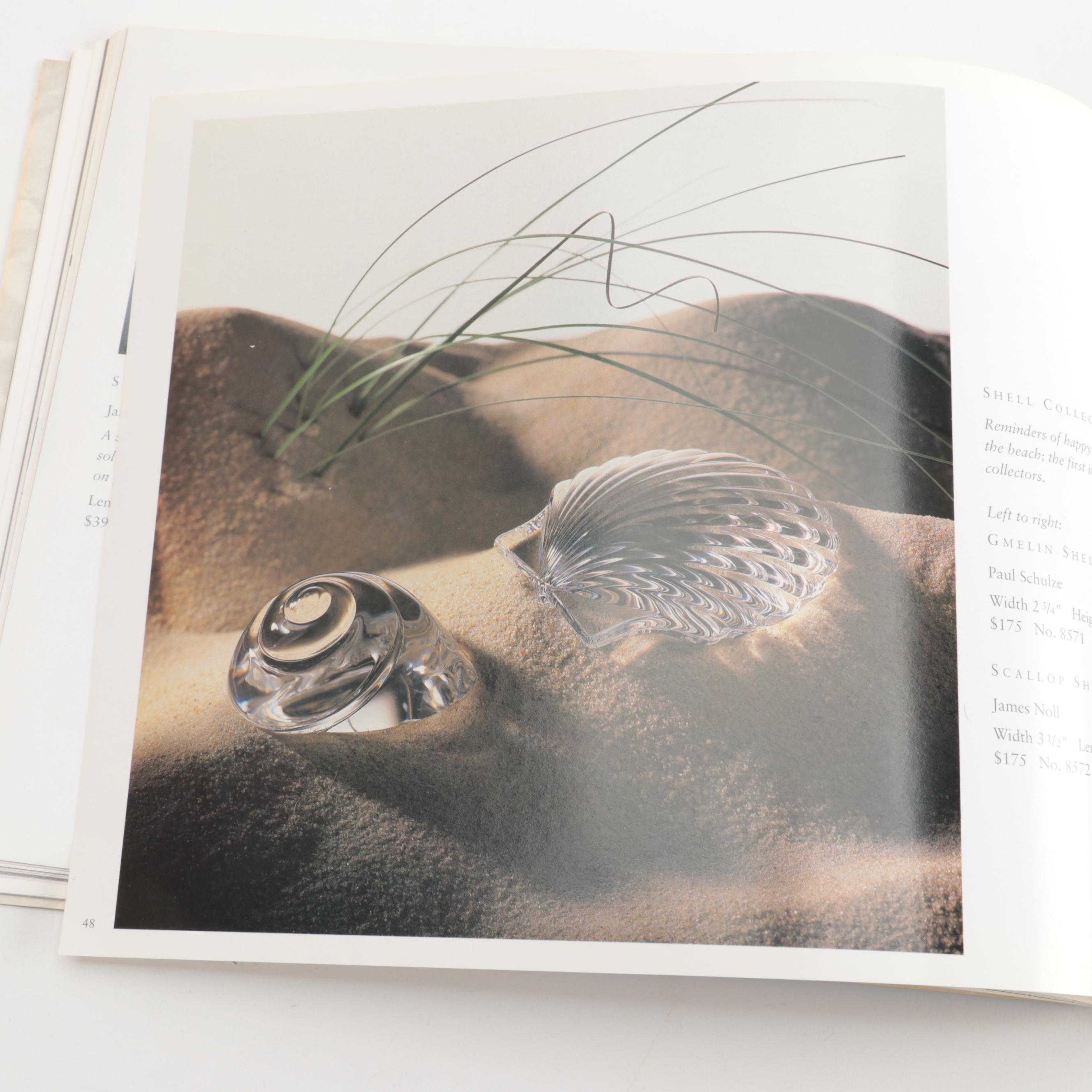 Steuben Art Glass Catalogs and Brochures