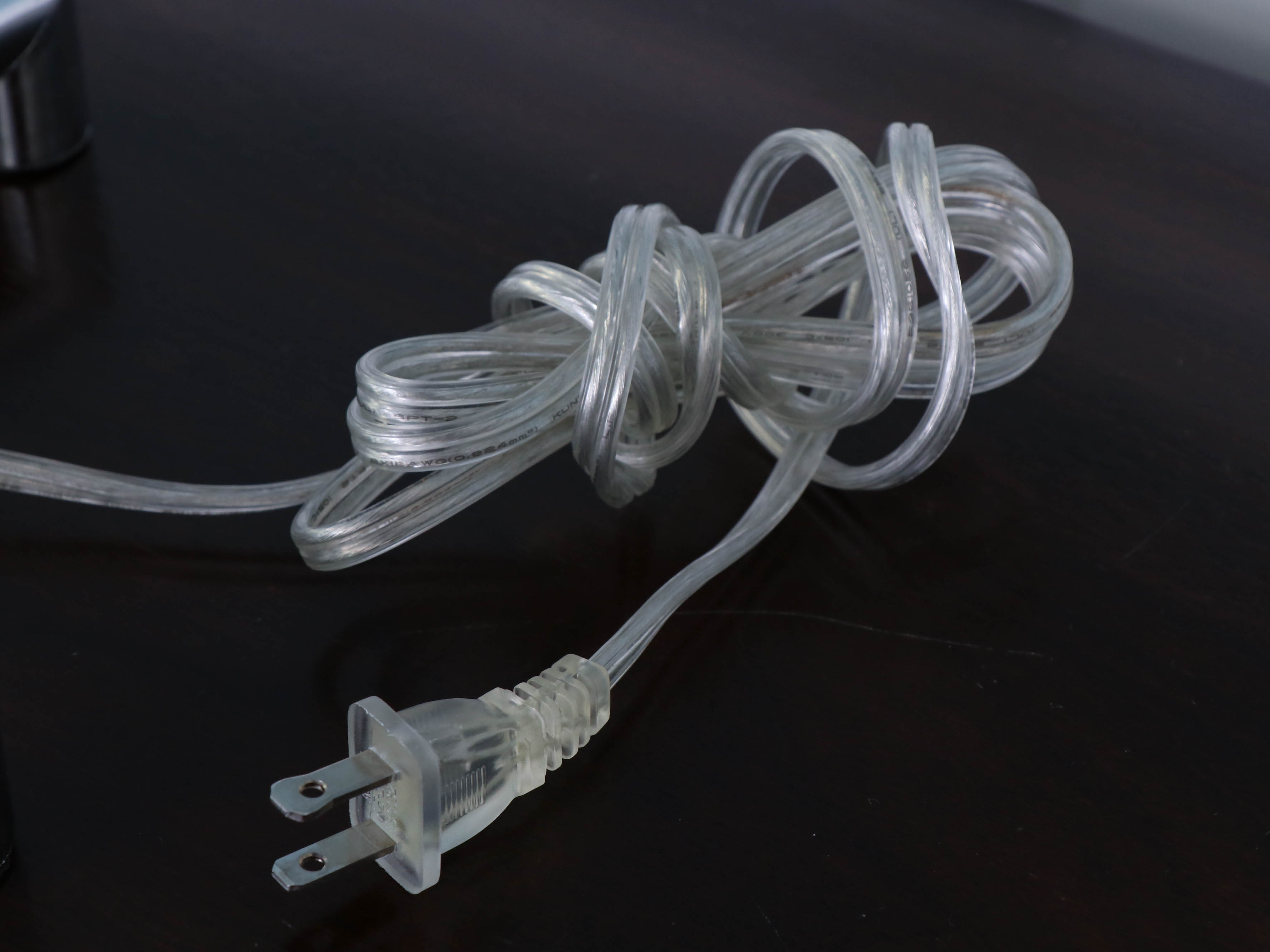 Modern Chrome Table Lamps with Fabric Drum Shades