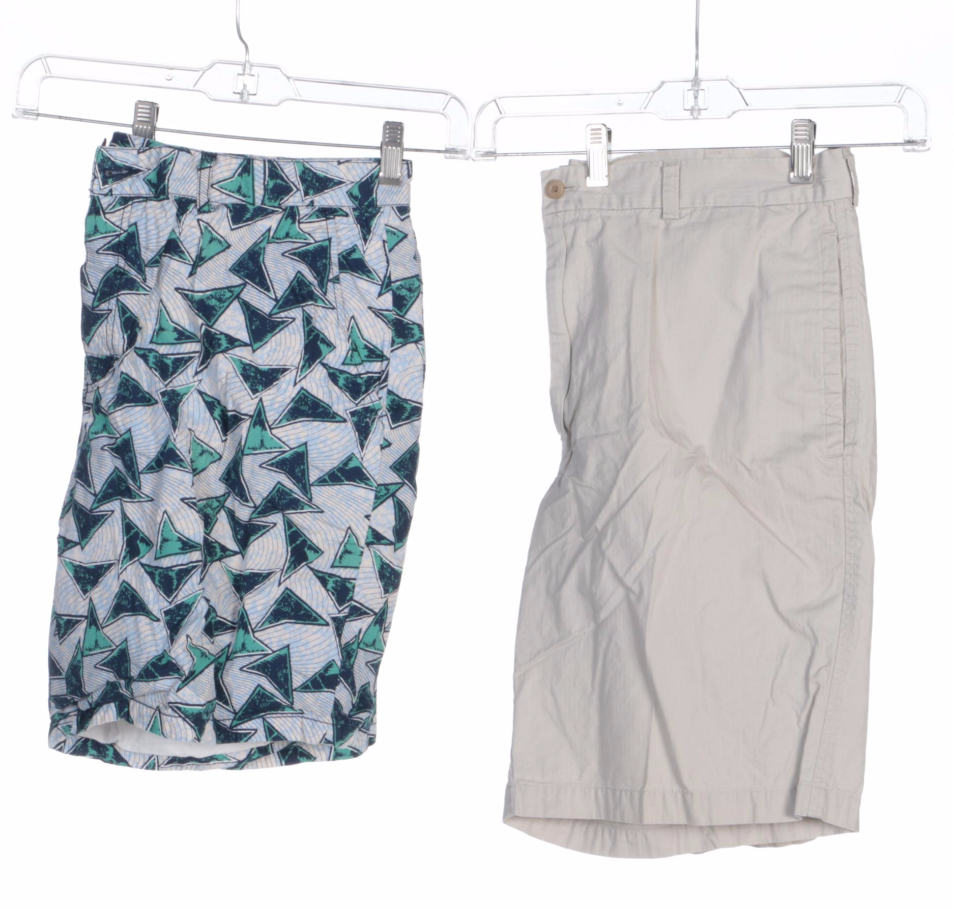 Men's Kenneth Cole Reaction Khaki Shorts and Farah Vintage Patterned Shorts