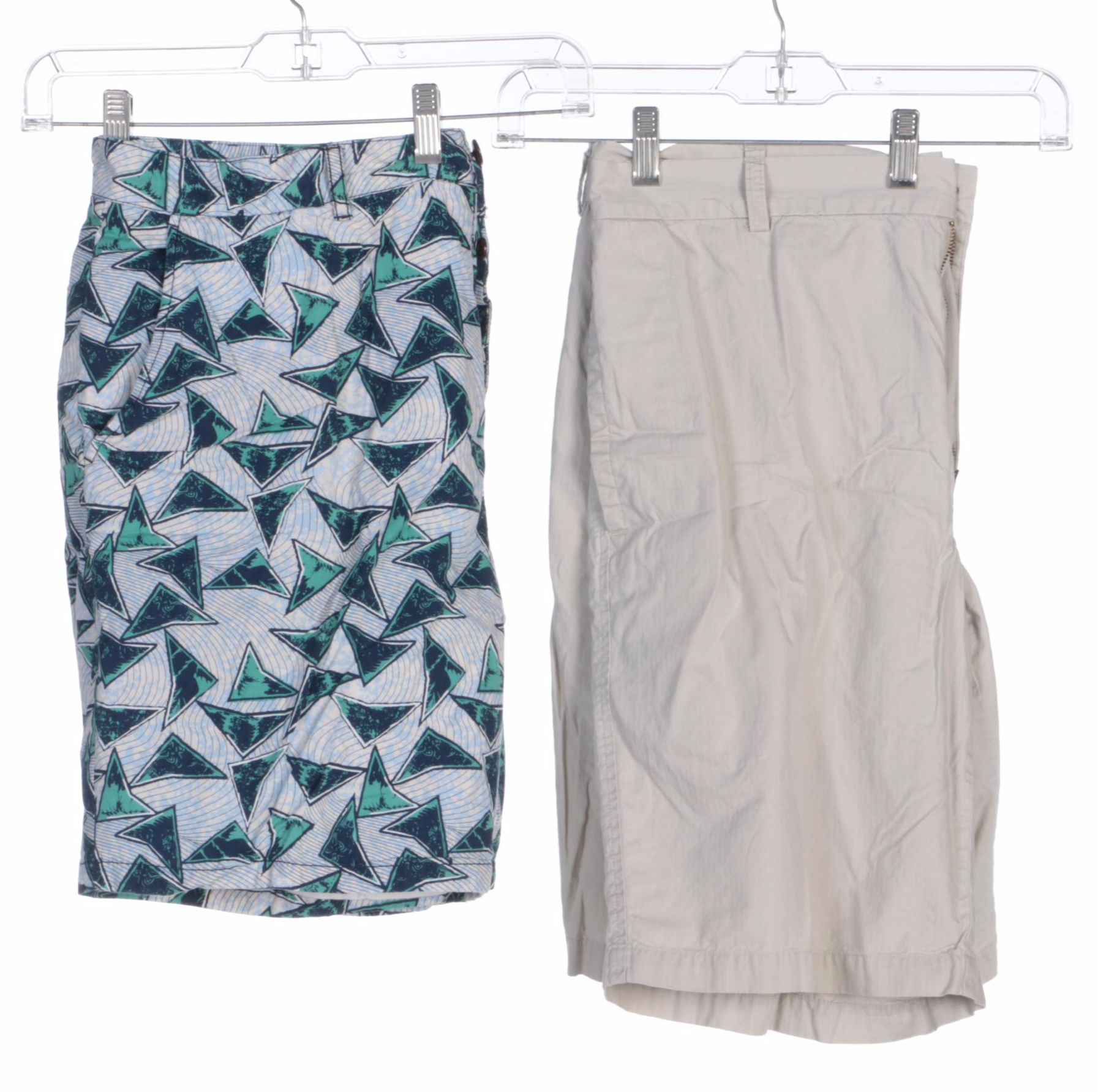 Men's Kenneth Cole Reaction Khaki Shorts and Farah Vintage Patterned Shorts