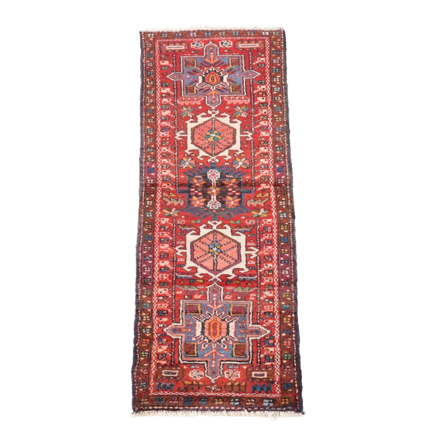 2'0 x 5'3 Hand-Knotted Persian Karaja Wool Carpet Runner