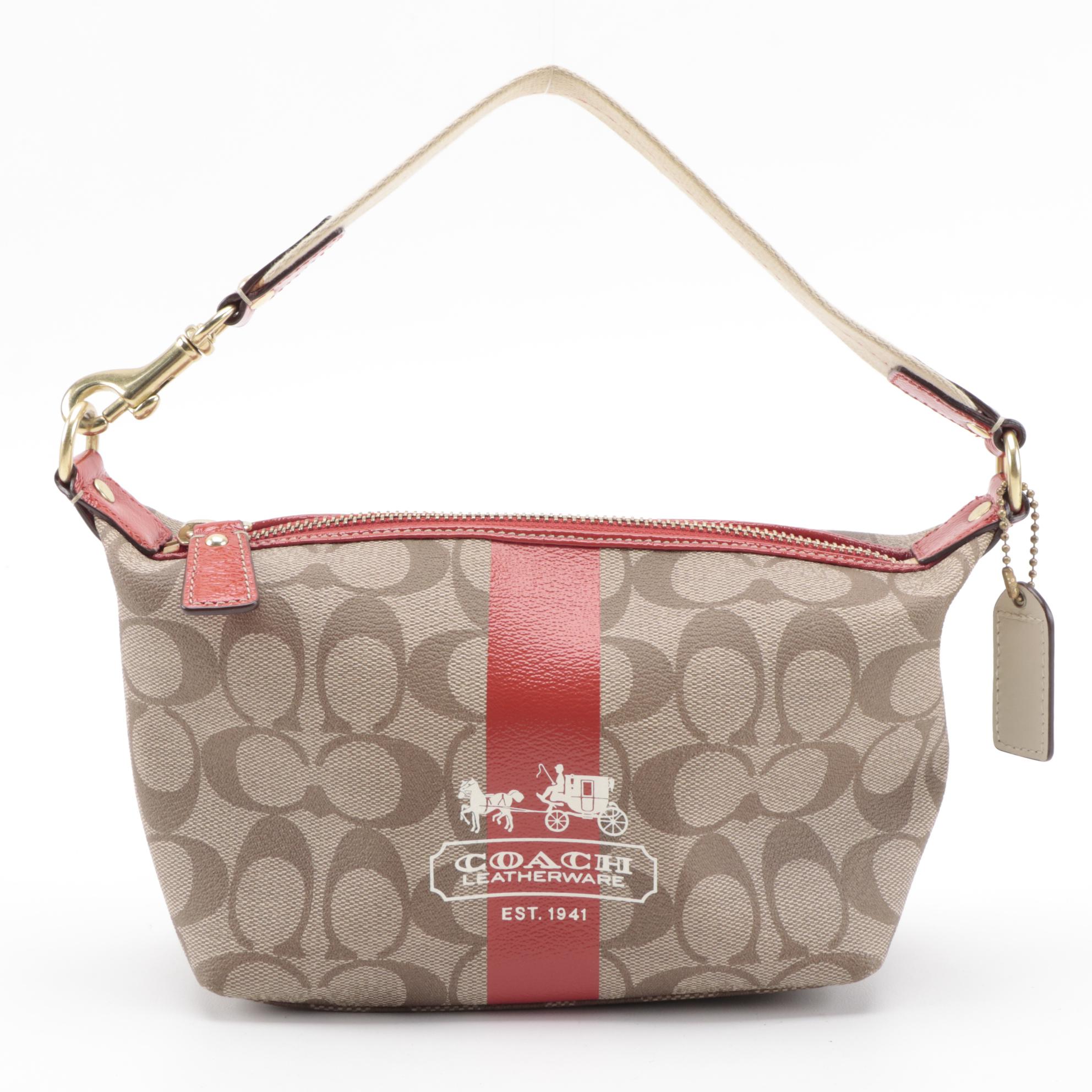 Coach Signature Shoulder Bag, Accessories Bag and Wallet