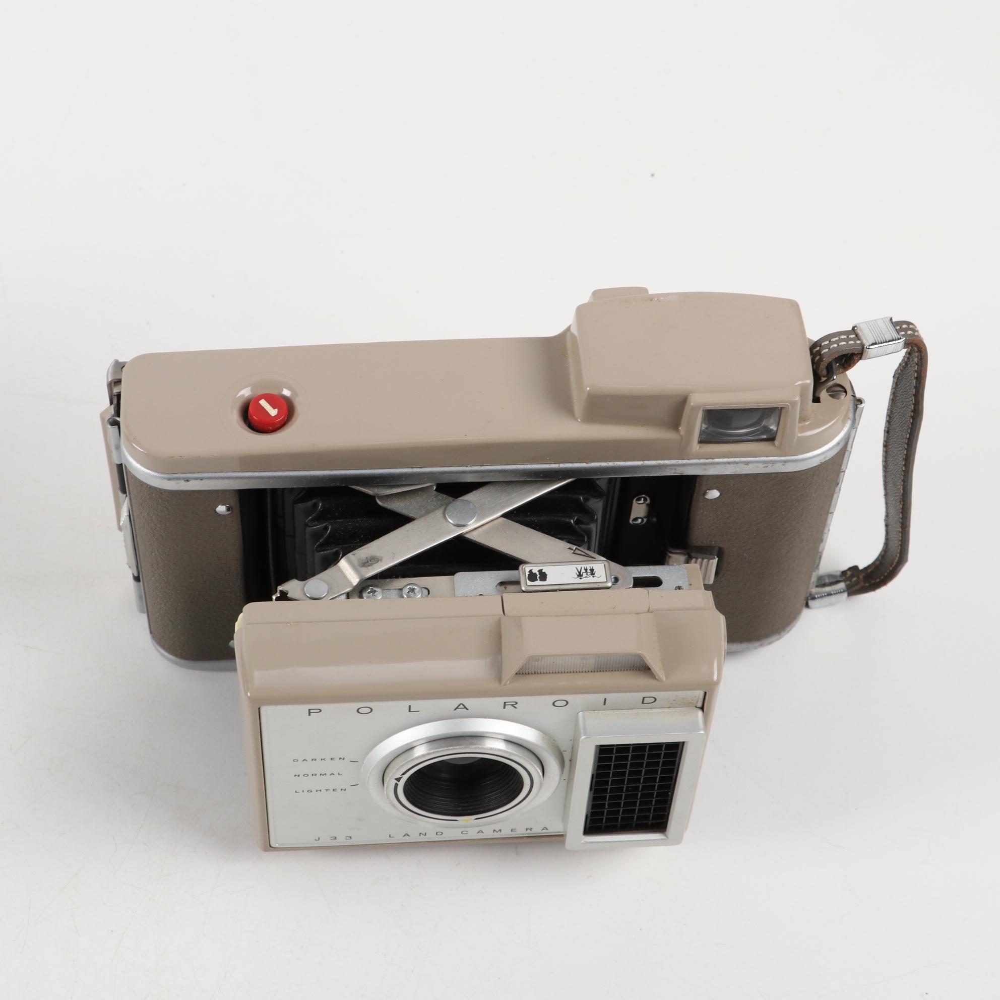 Polaroid J33 Land Camera, Kodak Brownie Hawkeye, and More