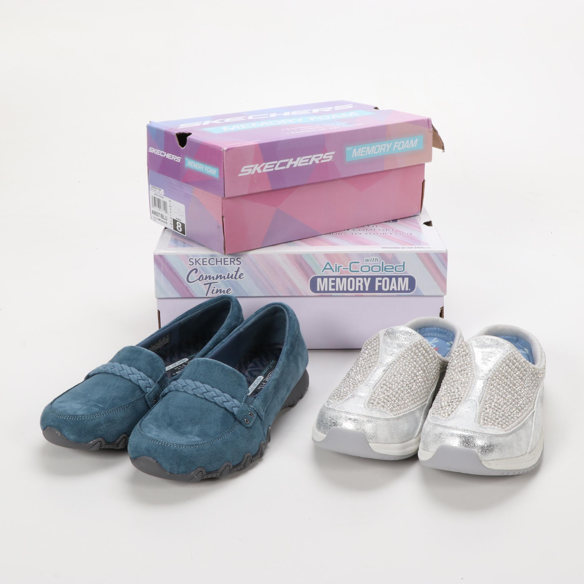 Skechers "Melbourne" Loafers and "Happy as a Clam" Slides