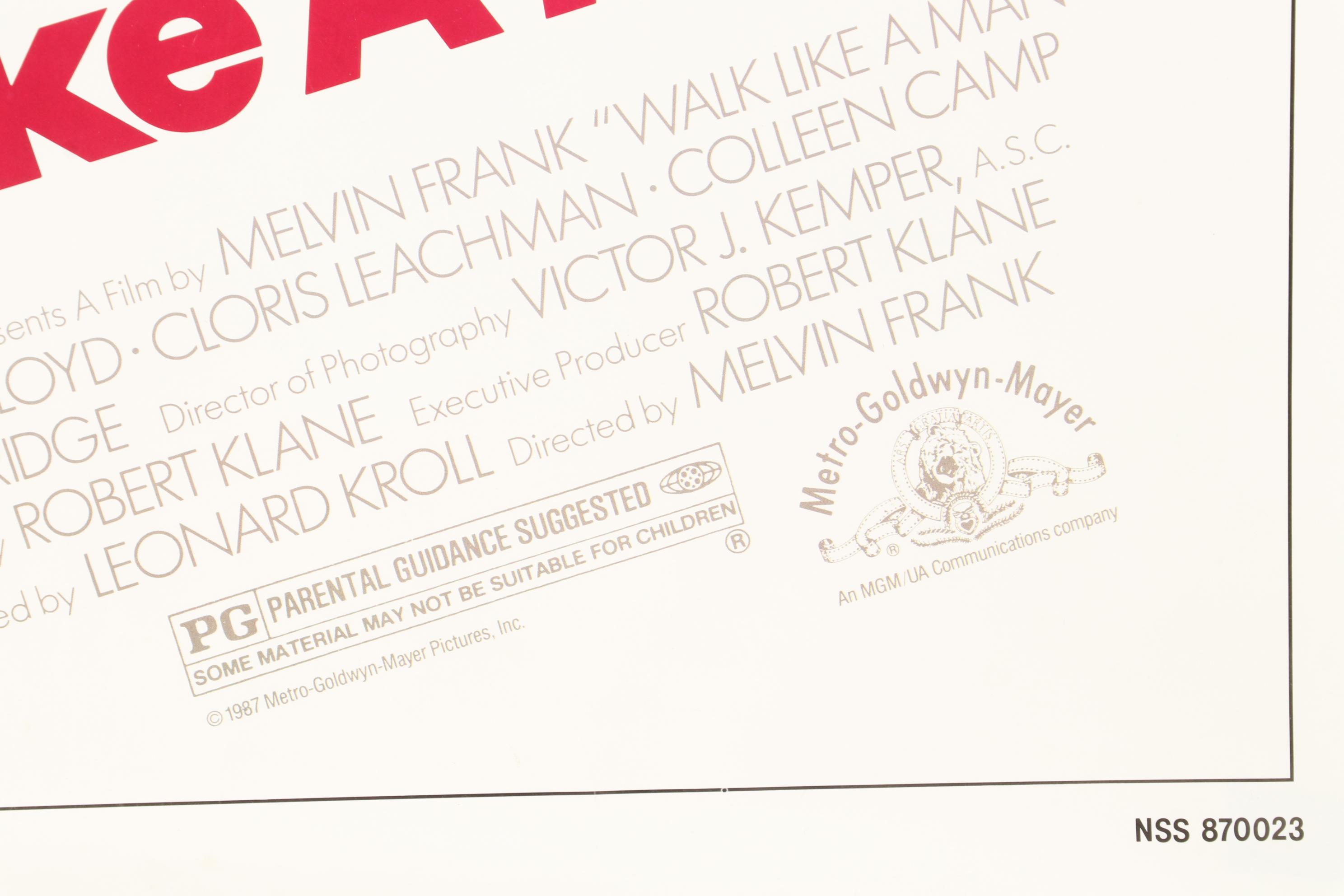 Comedy One-Sheet Theatrical Release Movie Posters, 1980s