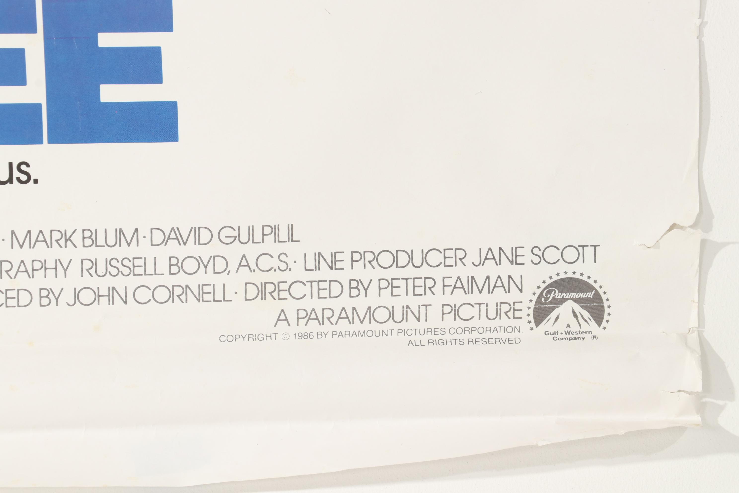 Comedy One-Sheet Theatrical Release Movie Posters, 1980s