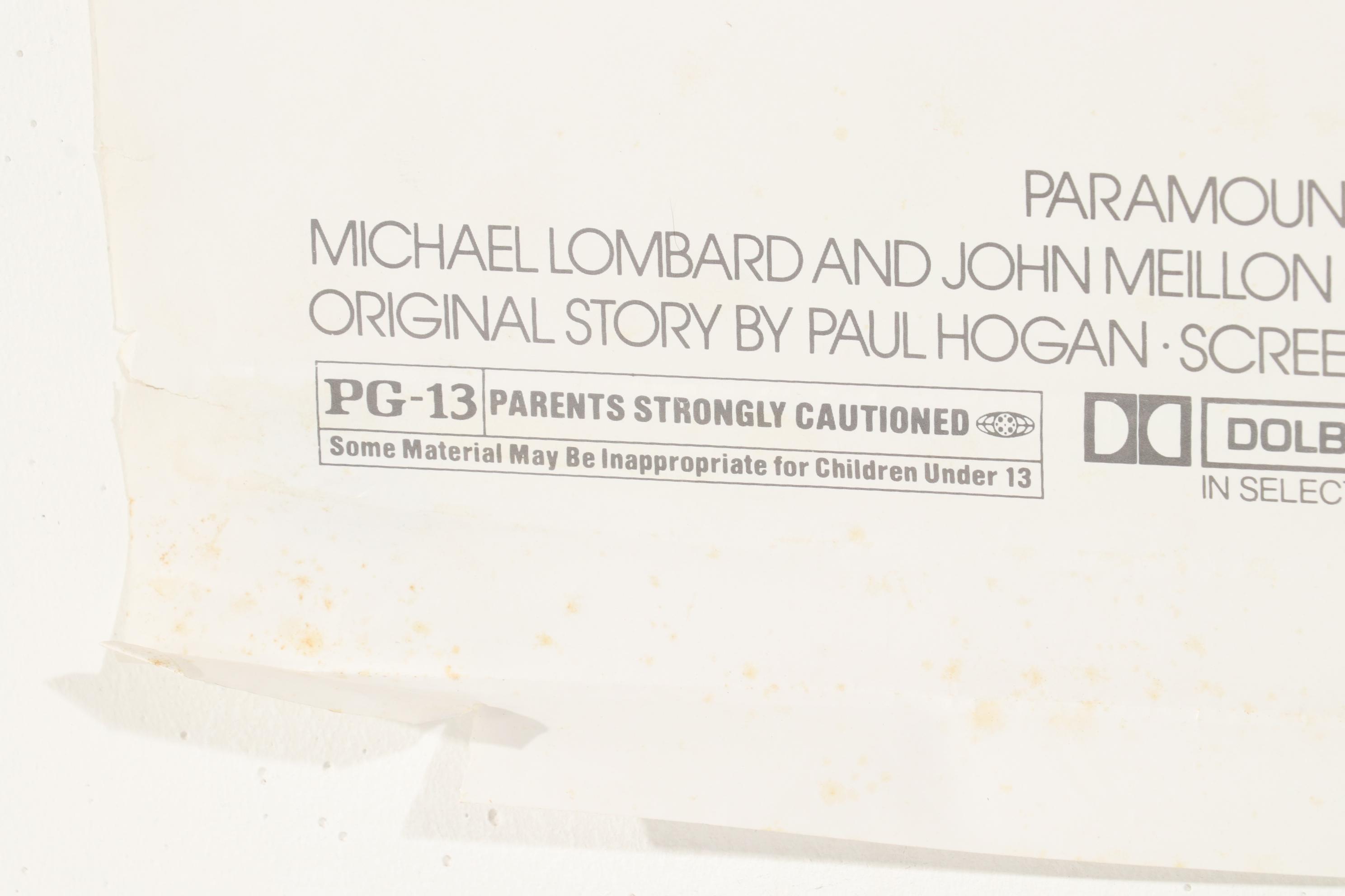 Comedy One-Sheet Theatrical Release Movie Posters, 1980s