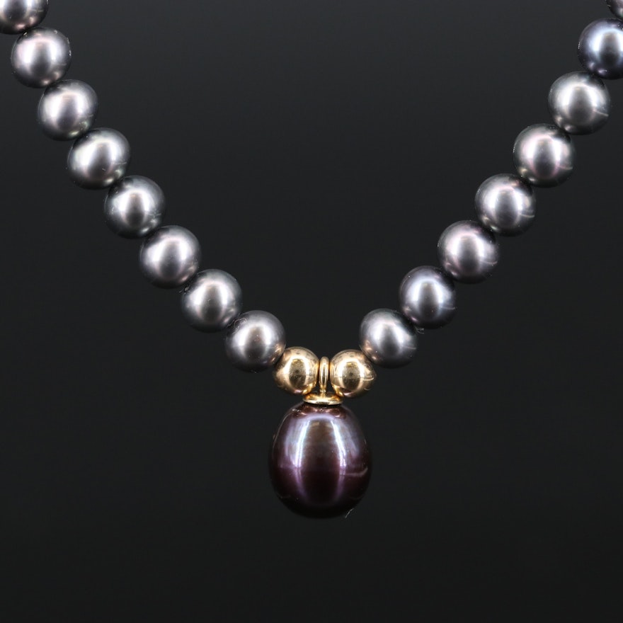 14K Pearl Necklace