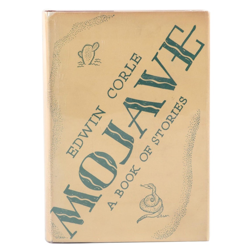 Signed First Edition "Mojave: A Book of Stories" by Edwin Corle, 1934