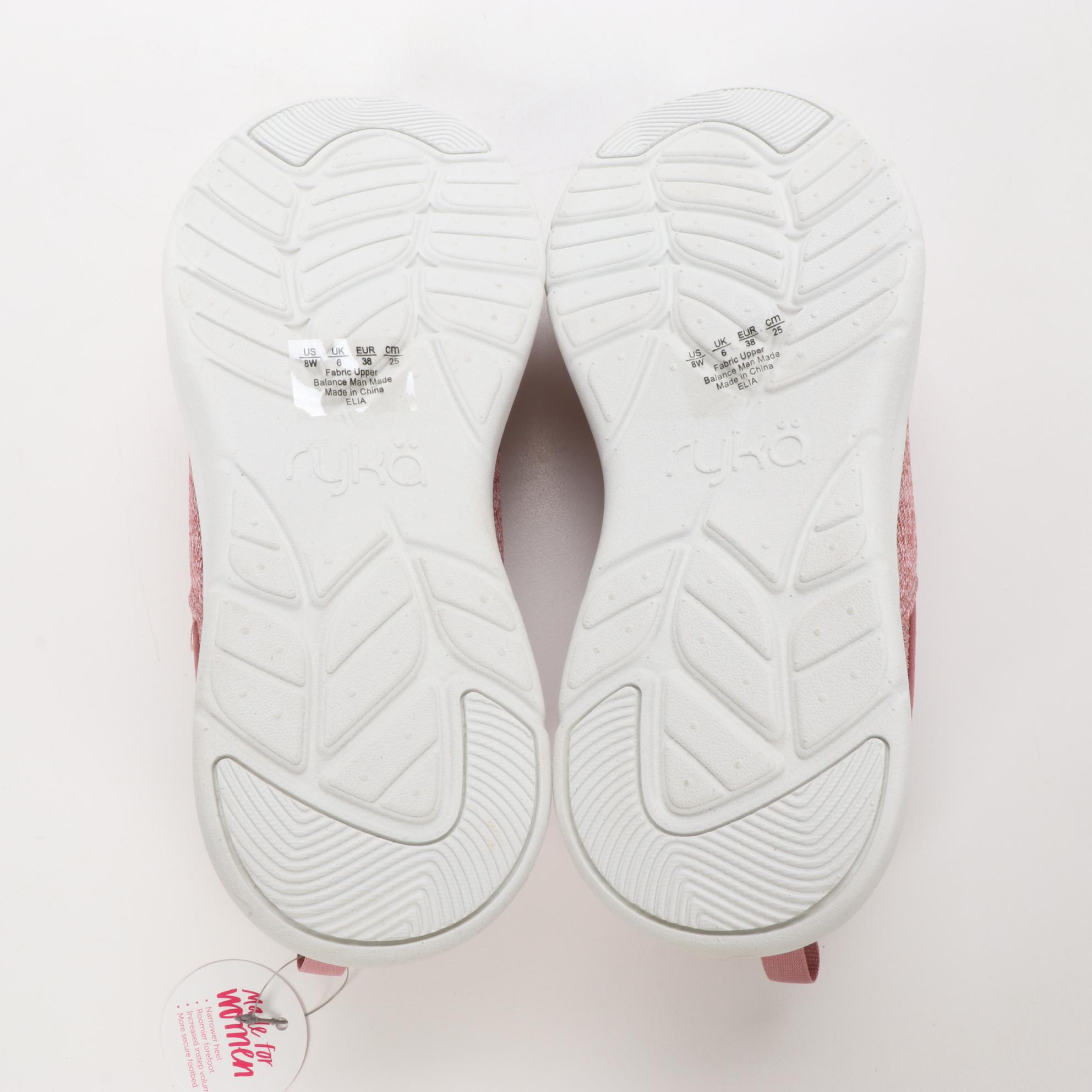 Ryka Elia Fabric Slip-On Sneakers in Tearose