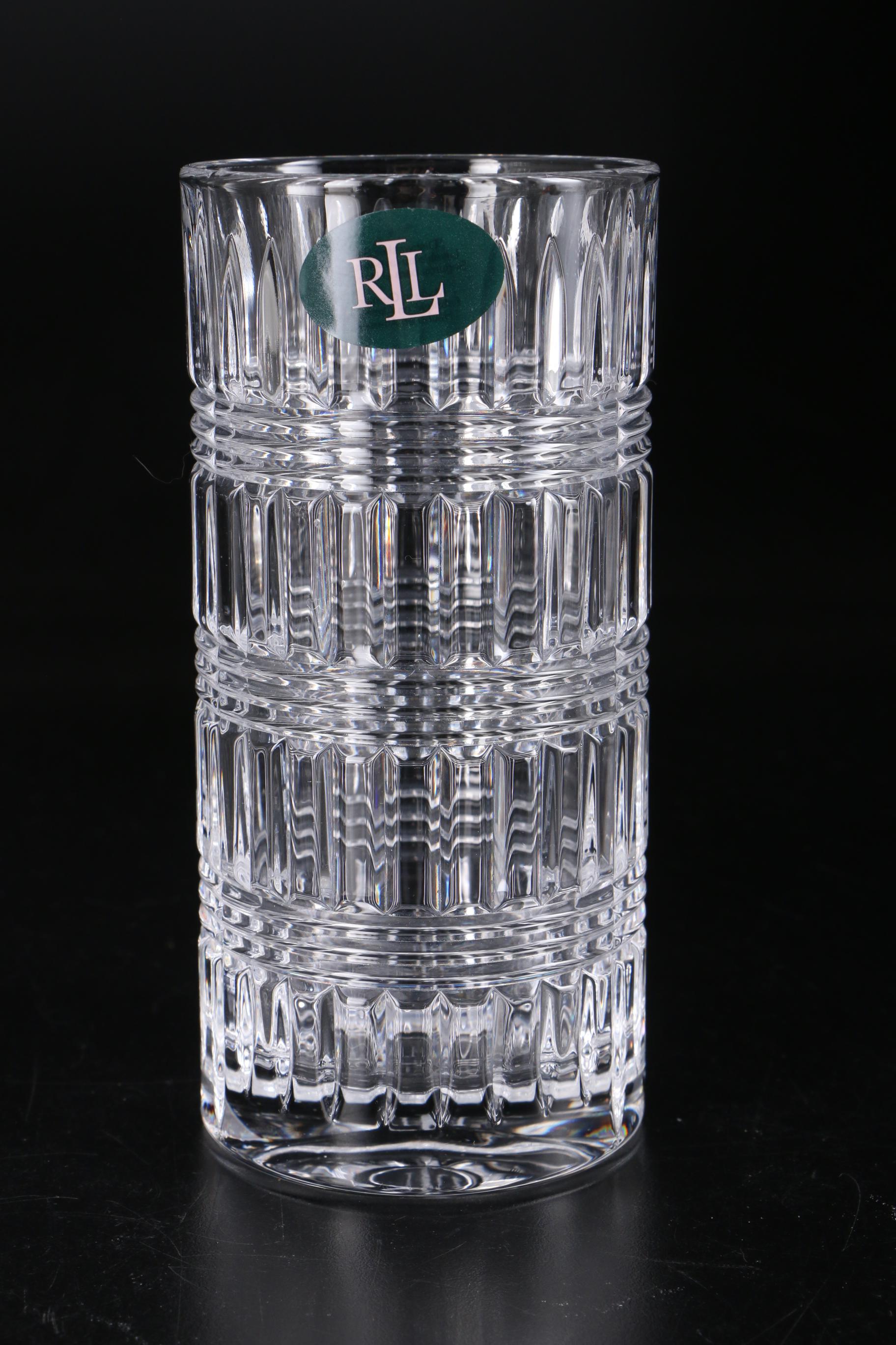 Ralph Lauren "Ettrick" Crystal Highball Glasses