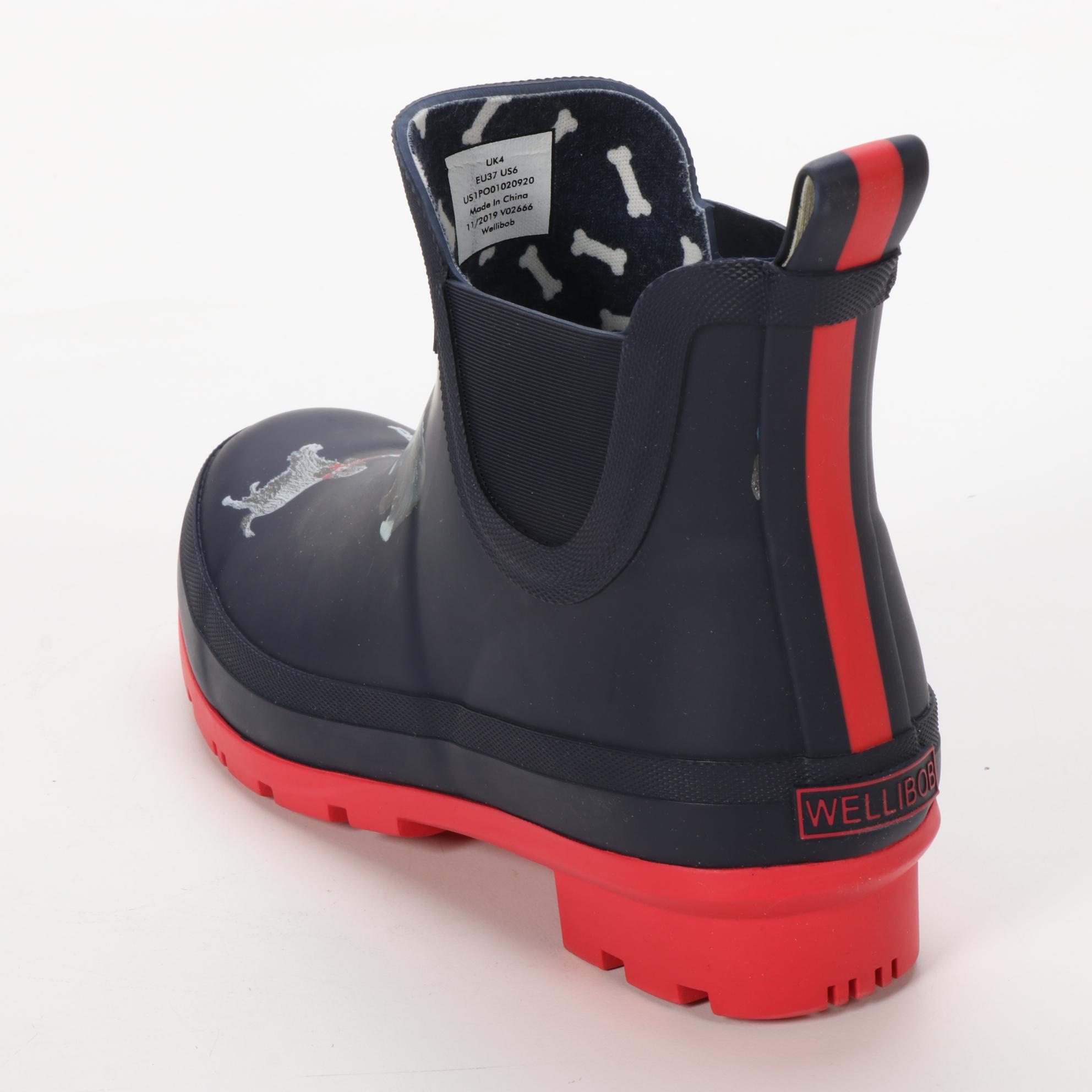 Joules Wellibob "Mayday Dogs" Rain Booties