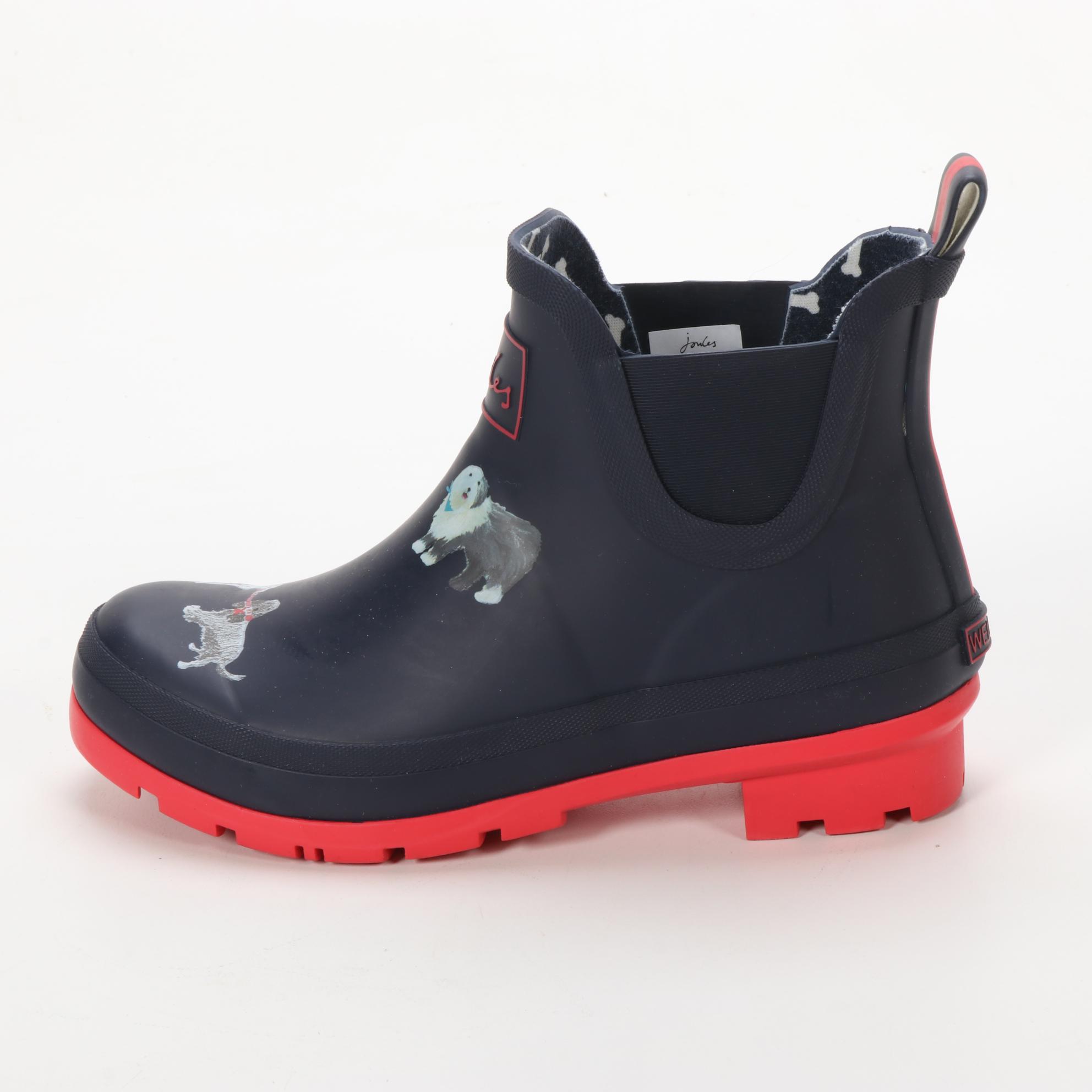 Joules Wellibob "Mayday Dogs" Rain Booties