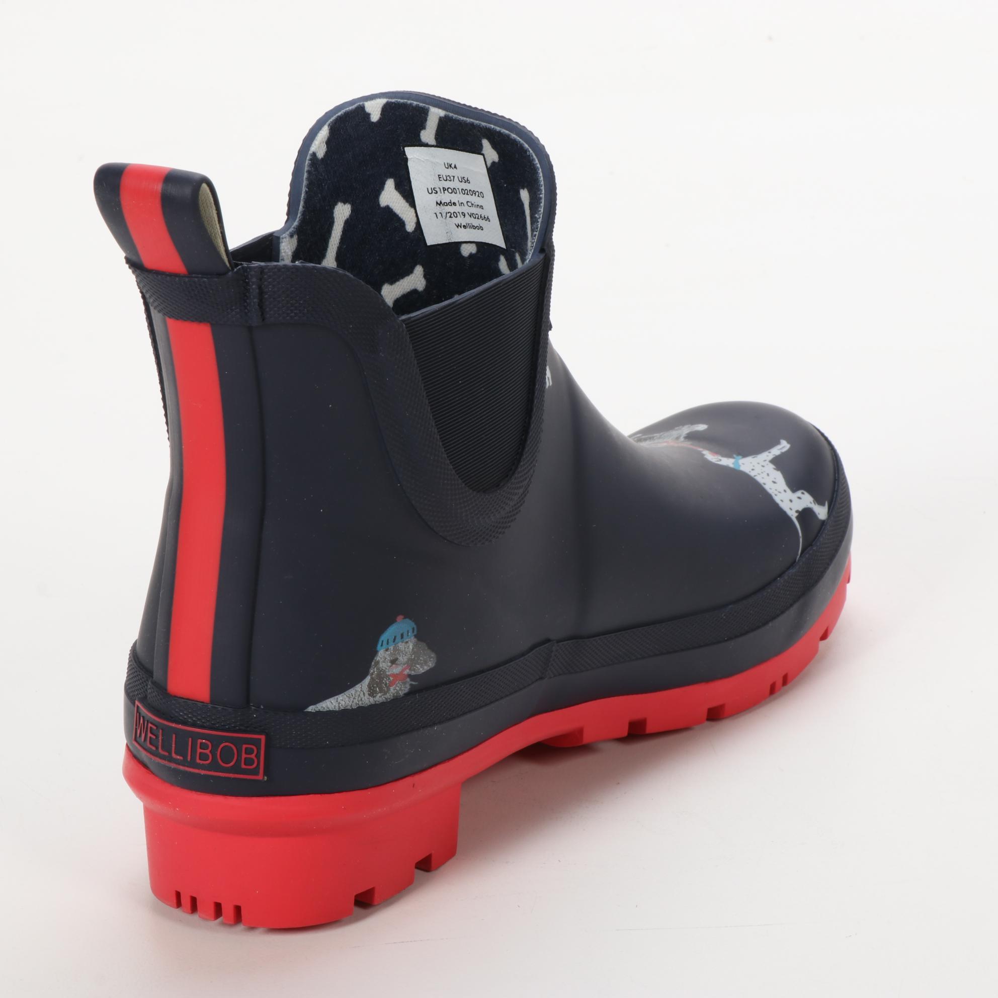 Joules Wellibob "Mayday Dogs" Rain Booties