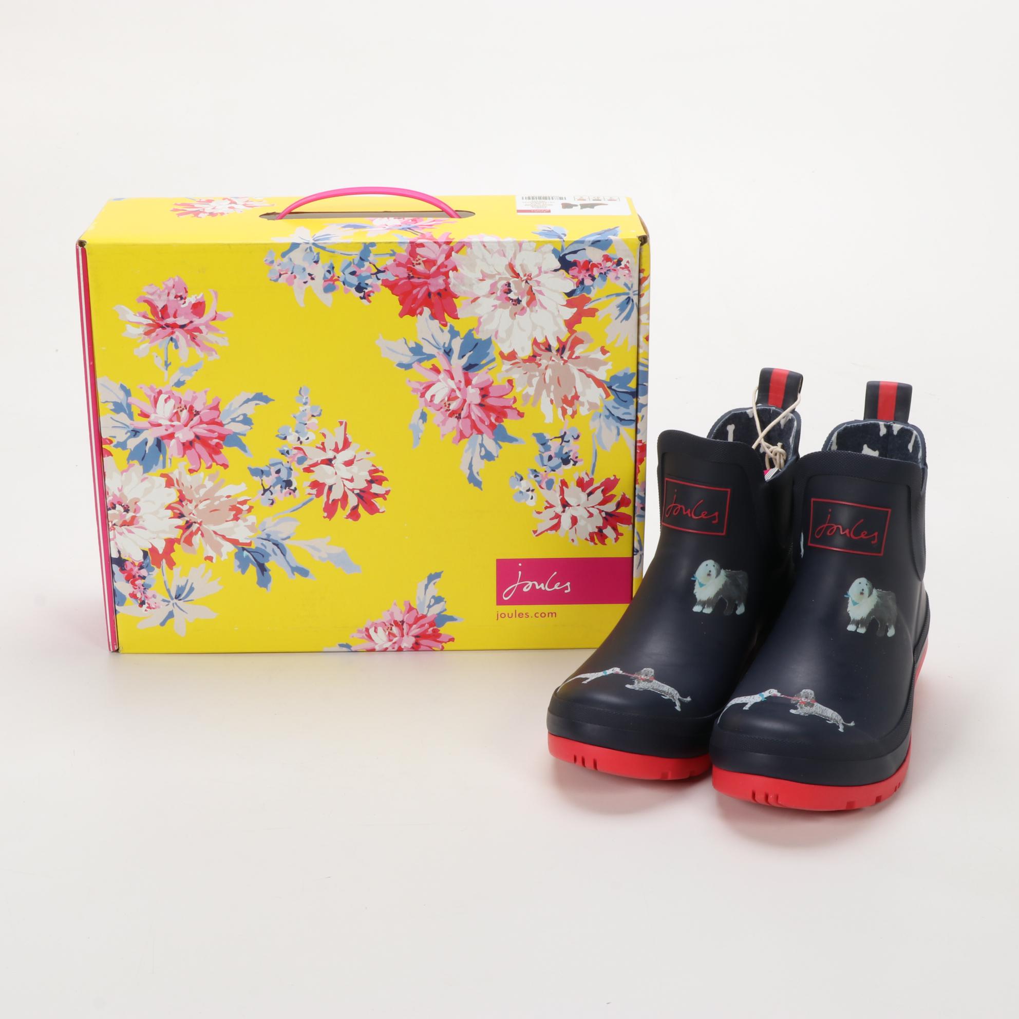 Joules Wellibob "Mayday Dogs" Rain Booties