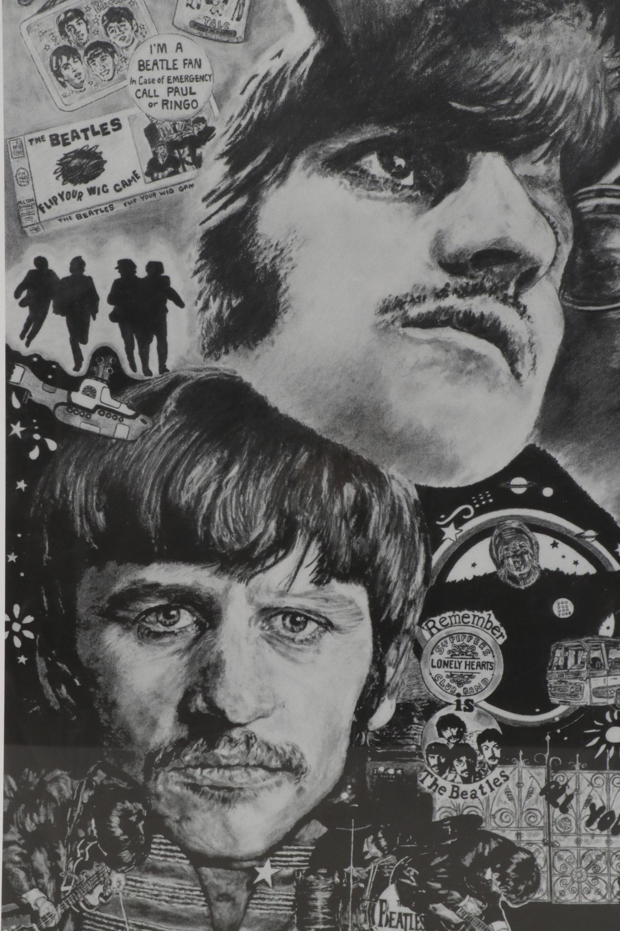 Offset Lithograph after Sara Gauthier "Fab Four," 1994