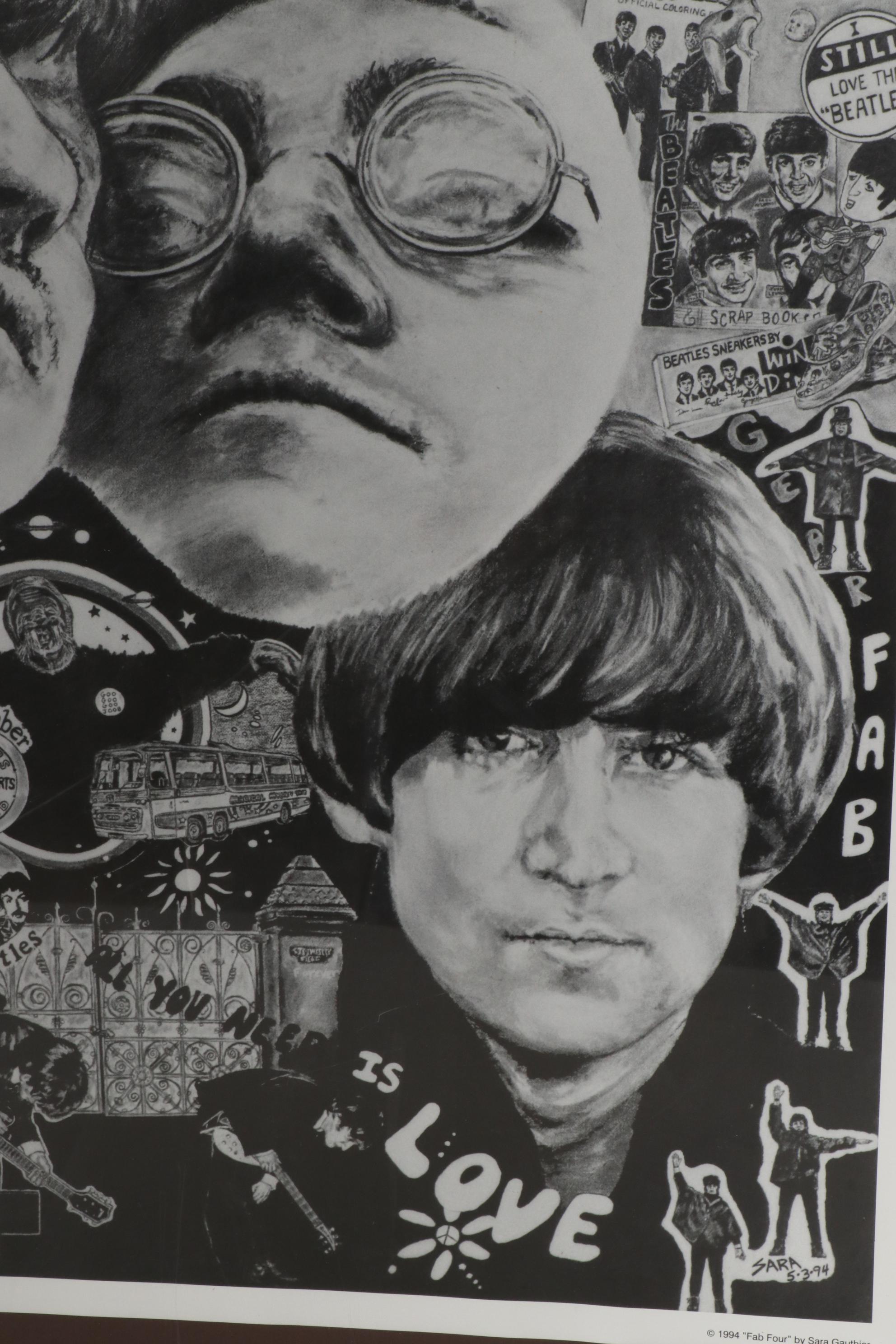 Offset Lithograph after Sara Gauthier "Fab Four," 1994