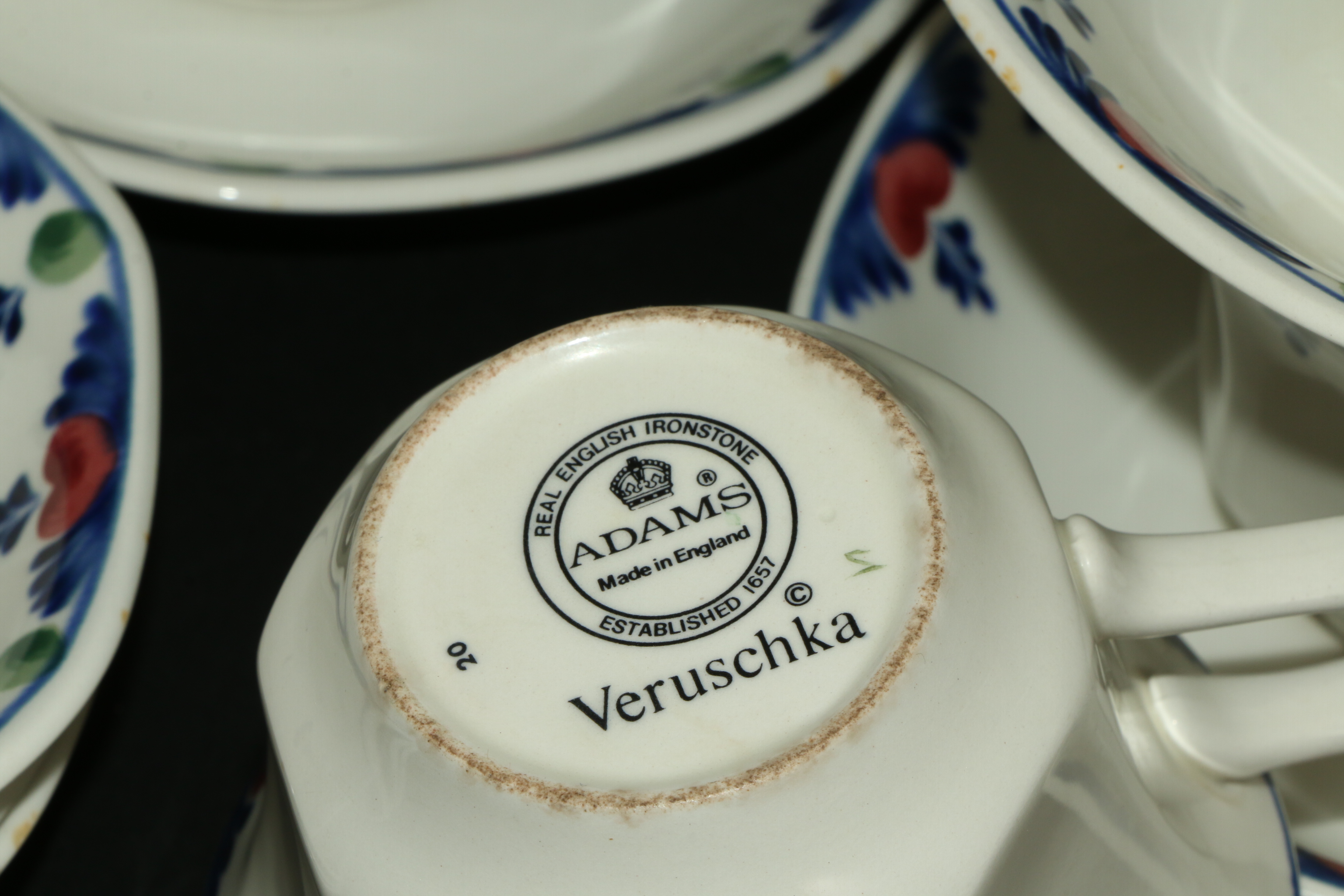 Adams "Veruschka" English Ironstone Dinnerware, 1983–1992